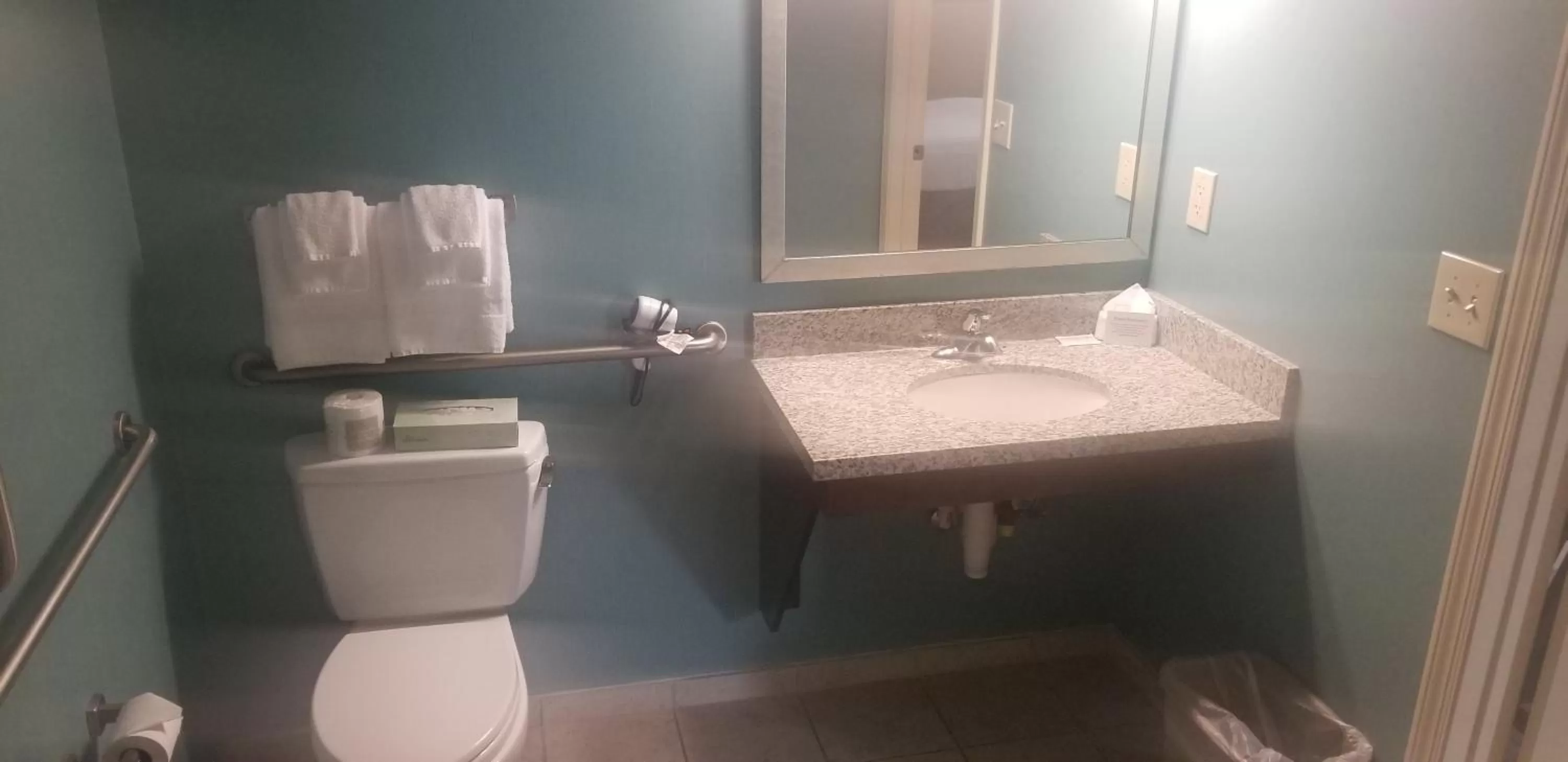 Bathroom in Suburban Studios Quantico