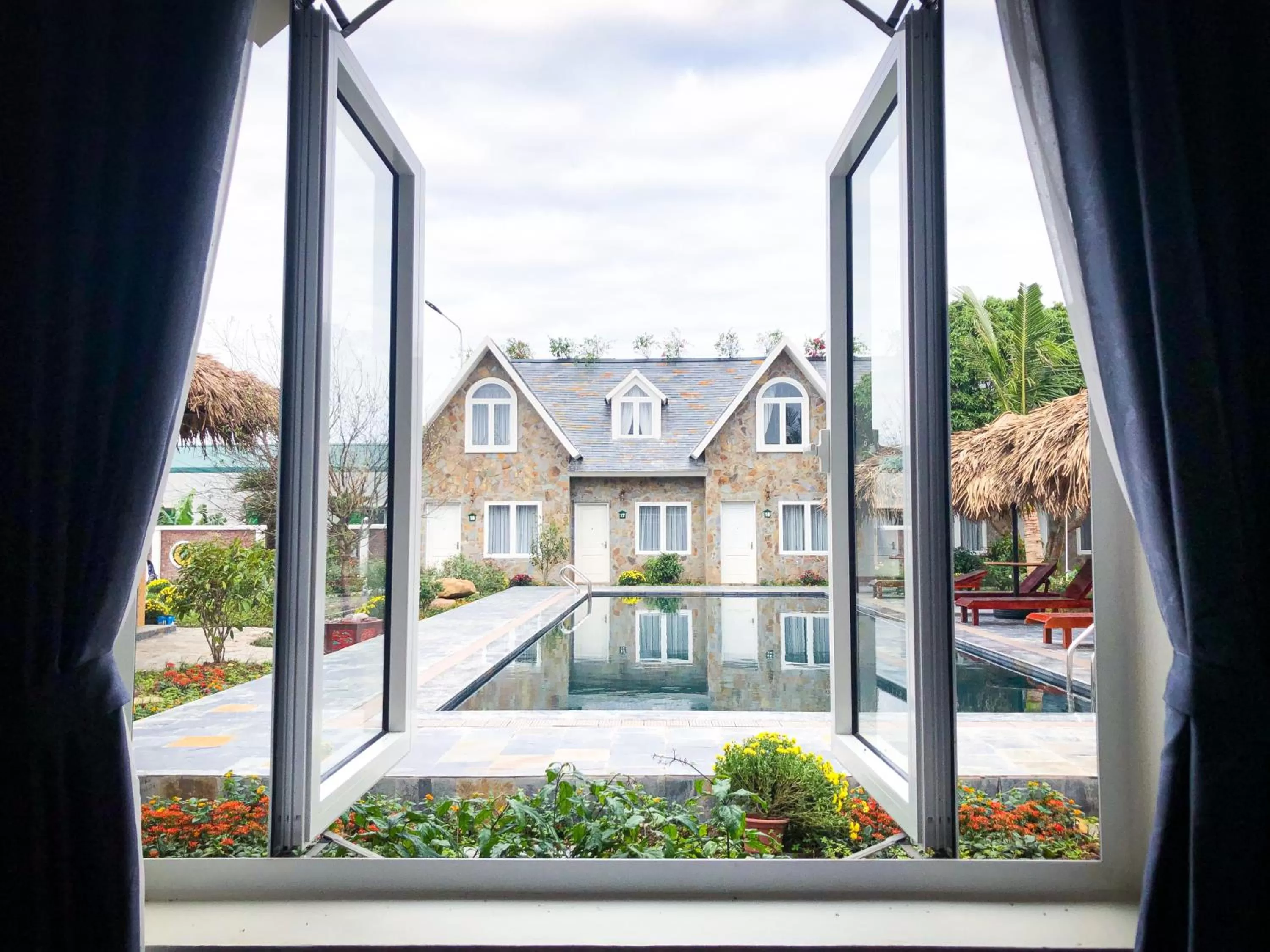 Garden view in SoNa Resort