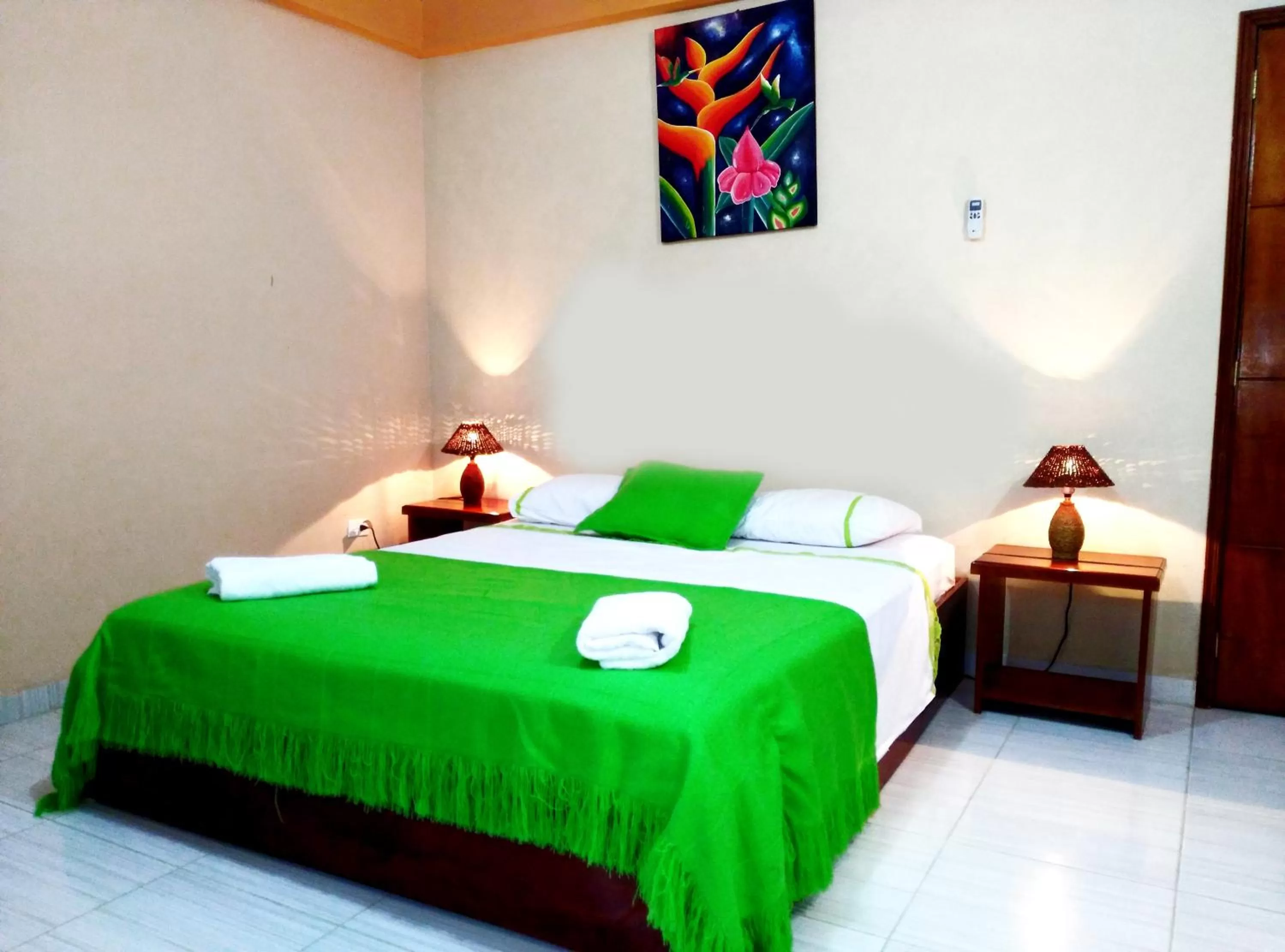 Bed in Cabañas Yakuruna