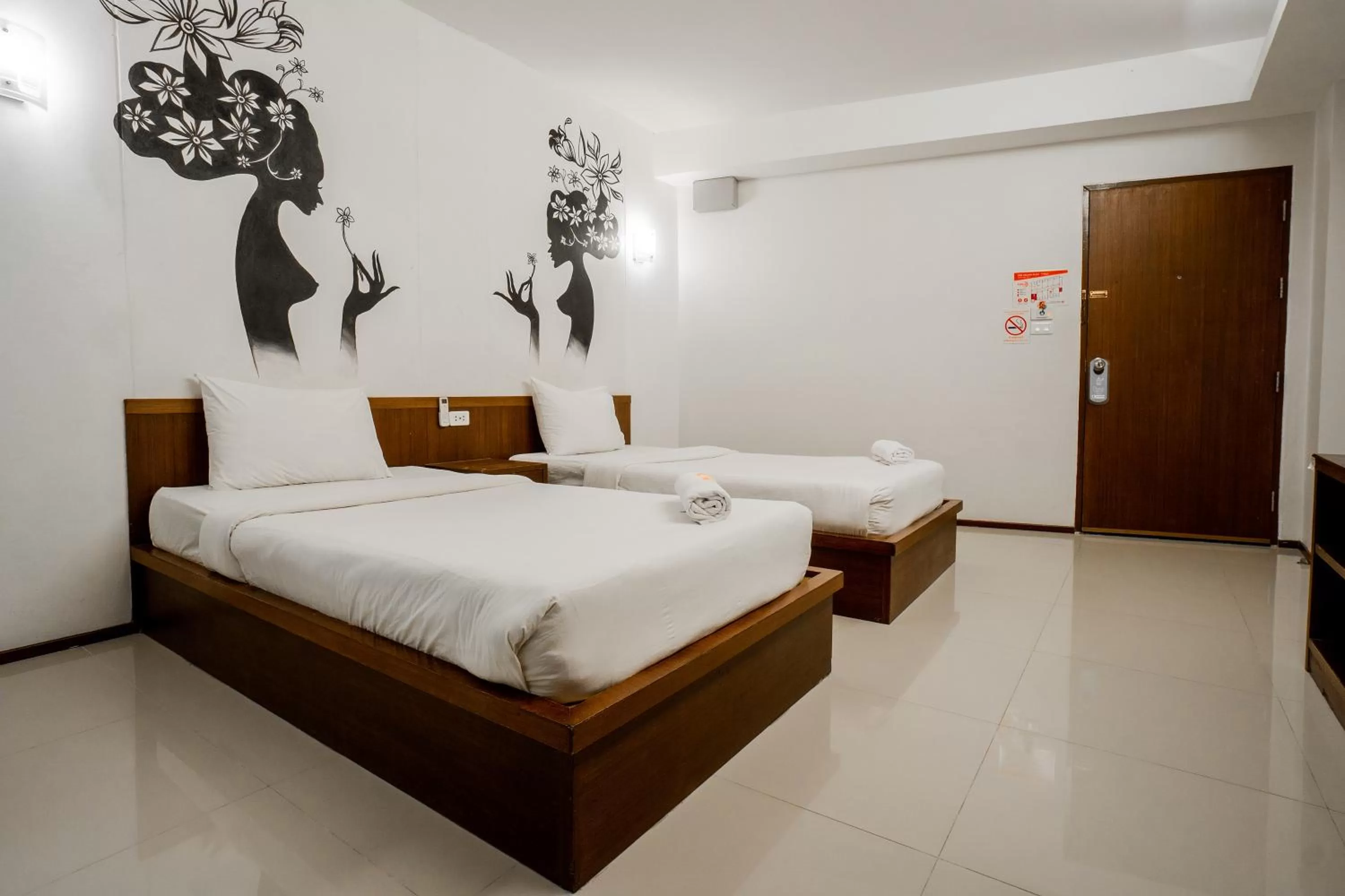 Bedroom, Bed in Fun-D City View SHA Plus