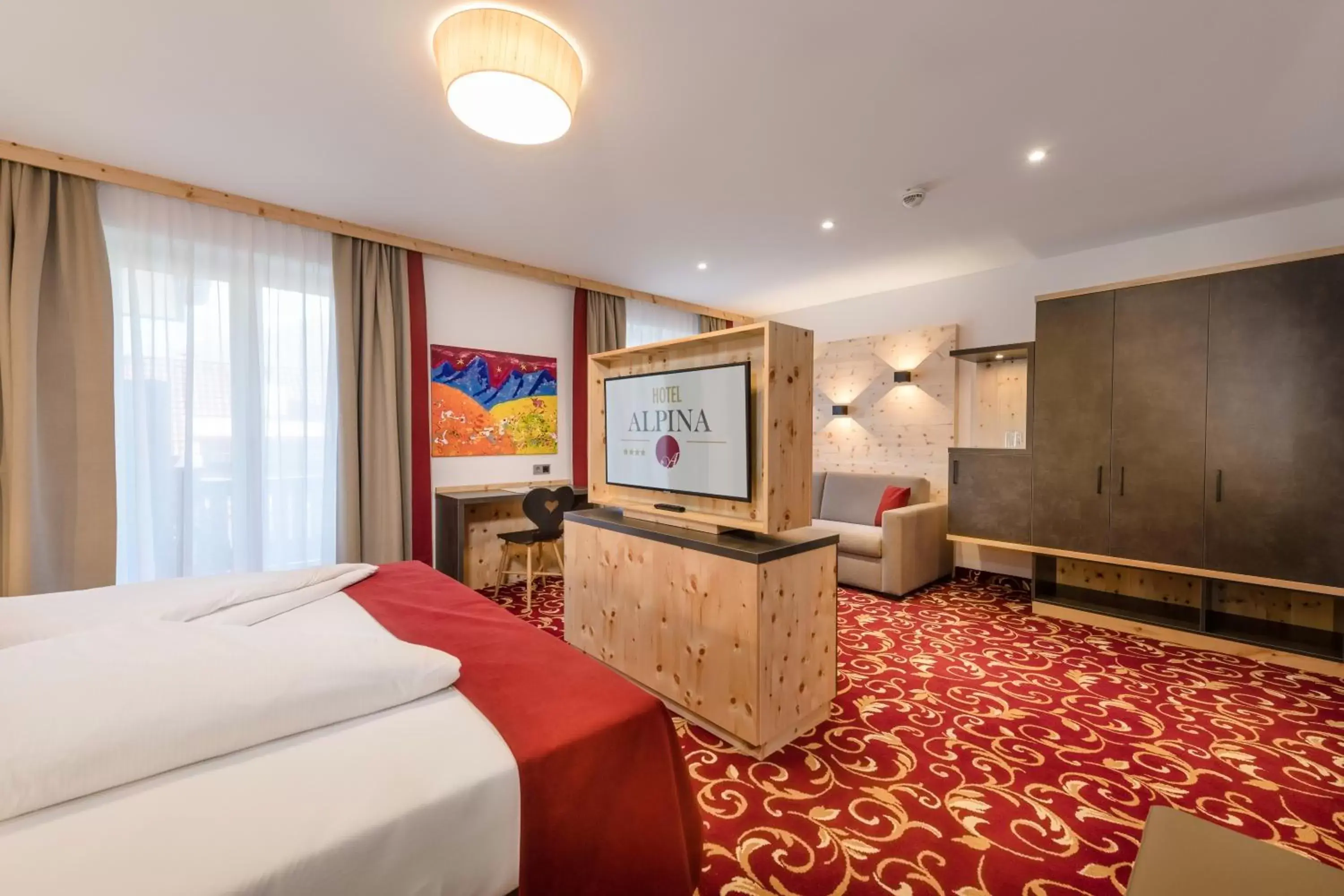 Deluxe Double or Twin Room with Balcony in Hotel Alpina - Thermenhotels Gastein Deluxe Double or Twin Room with Balcony in Hotel Alpina - Thermenhotels Gastein