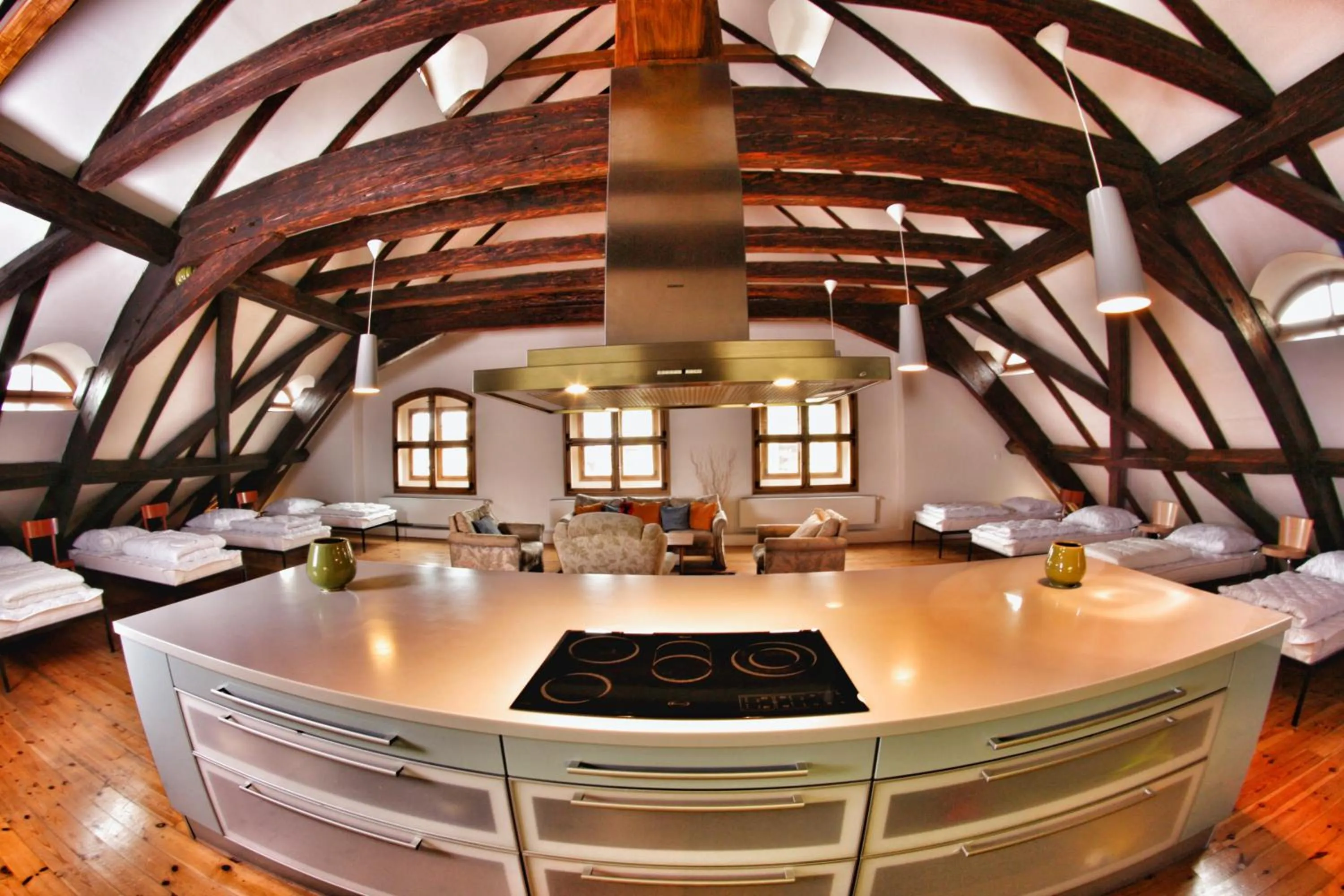 Living room in Hostel HOMEr - Old Town Square