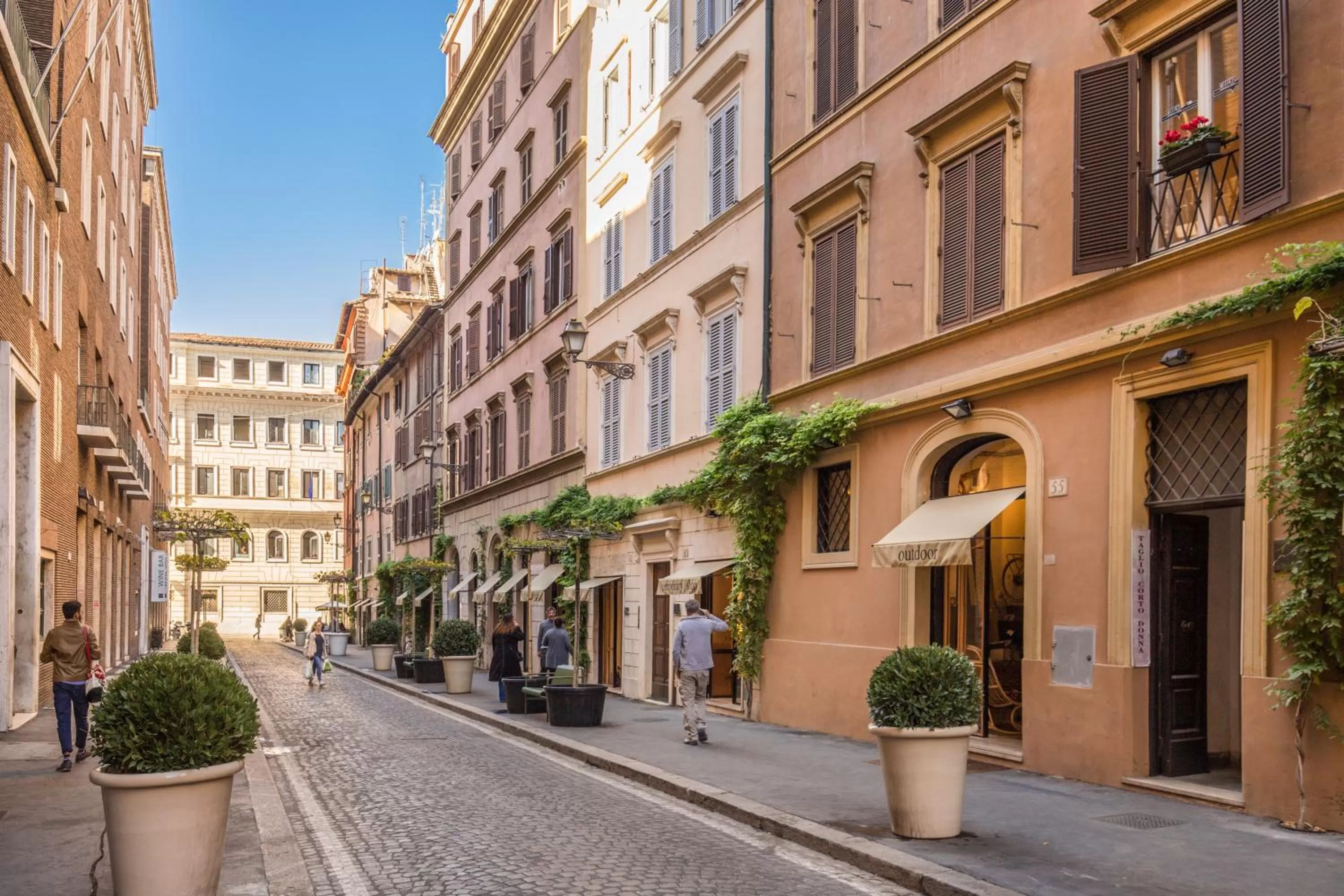 Property building in The Spanish Suite Via di Ripetta