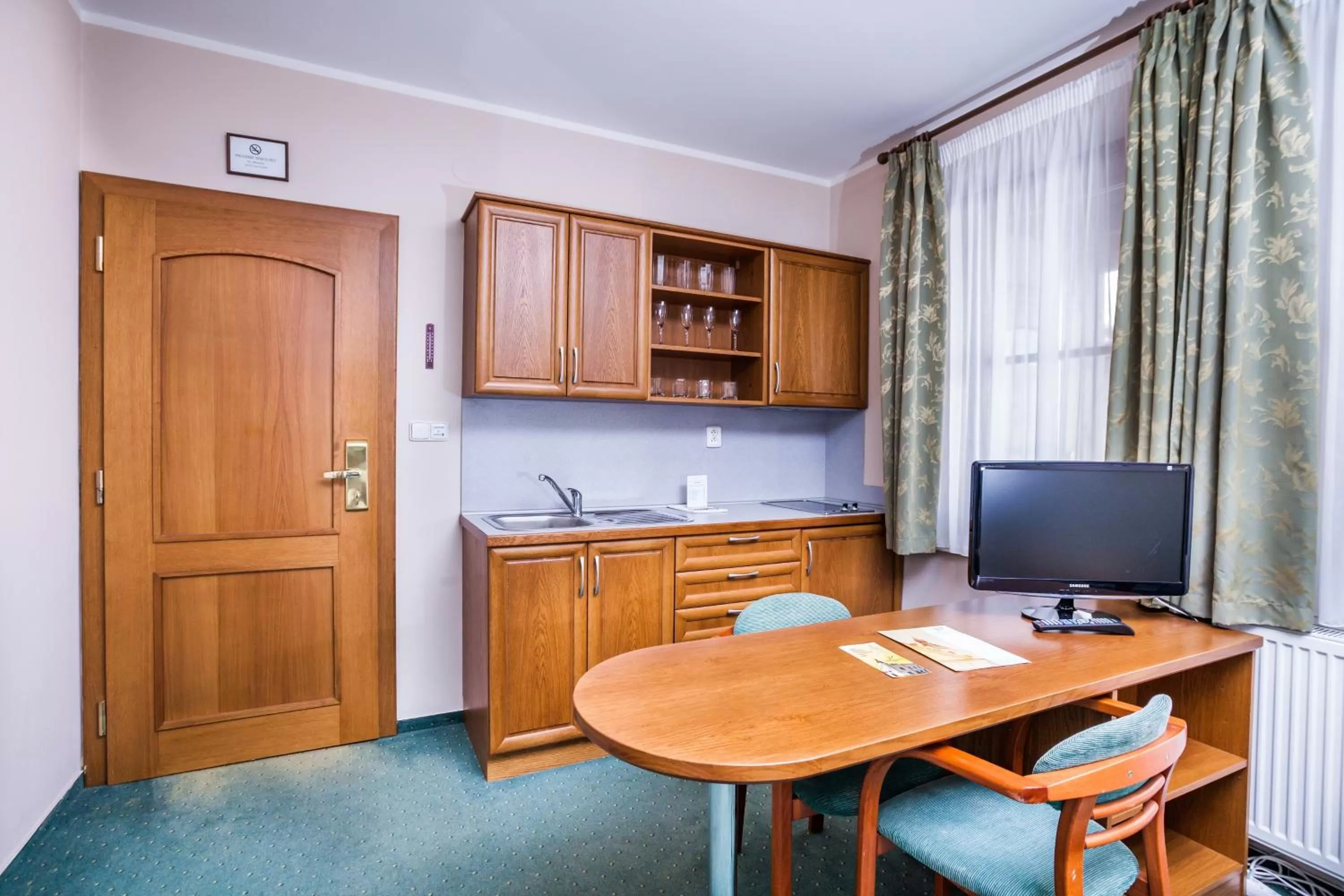 Kitchen or kitchenette in Hotel Jelínkova vila