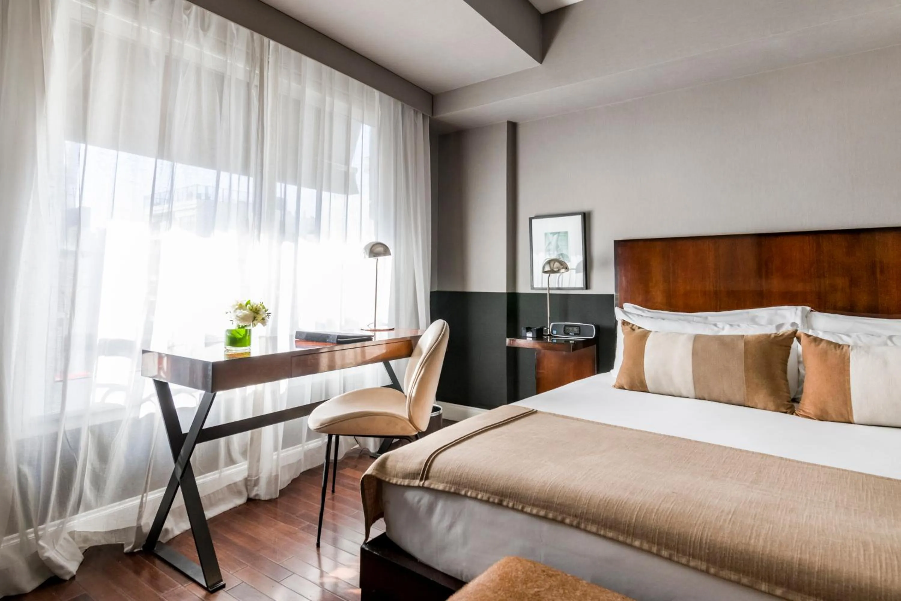 View (from property/room), Bed in CasaSur Recoleta