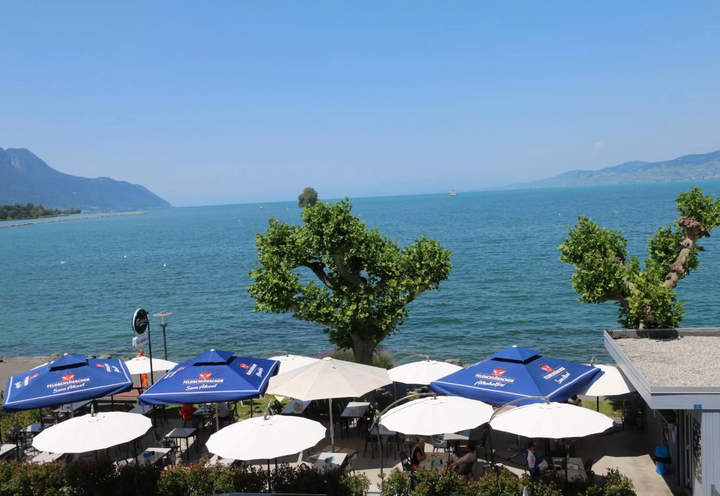 Lake view in Hotel Du Quai