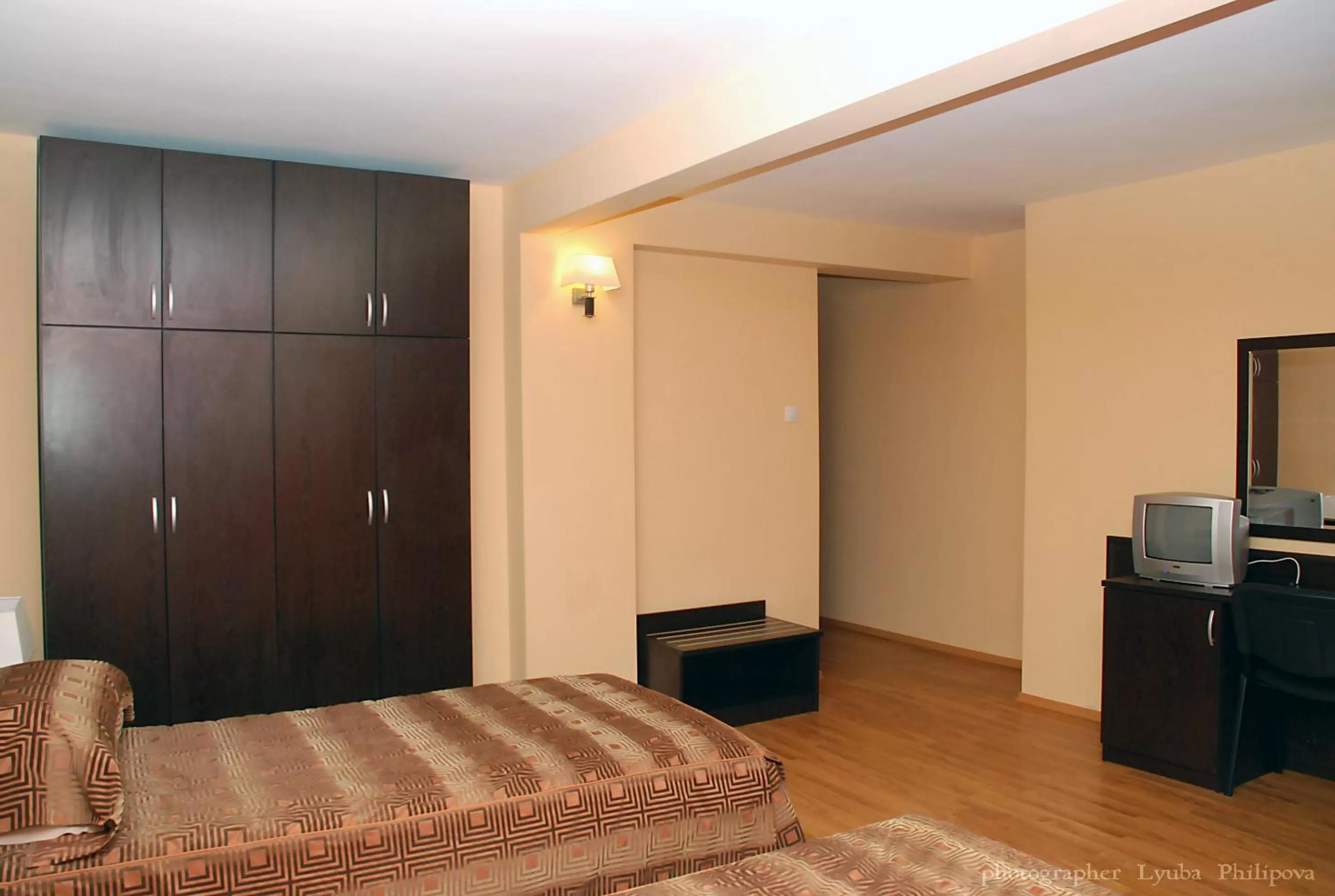 Bed in Family Art-Hotel Zora