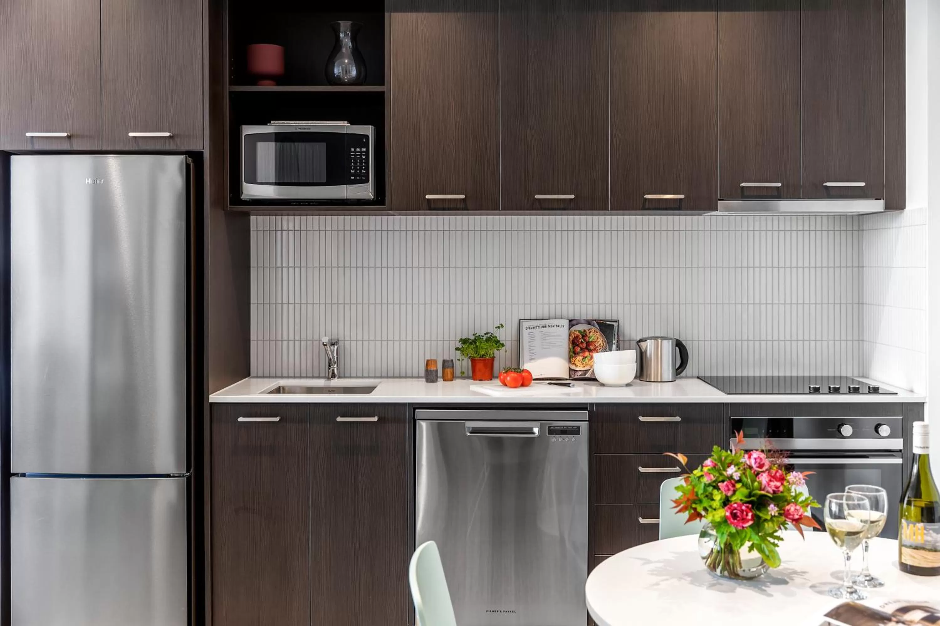 Kitchen or kitchenette in Quest Ballarat Station