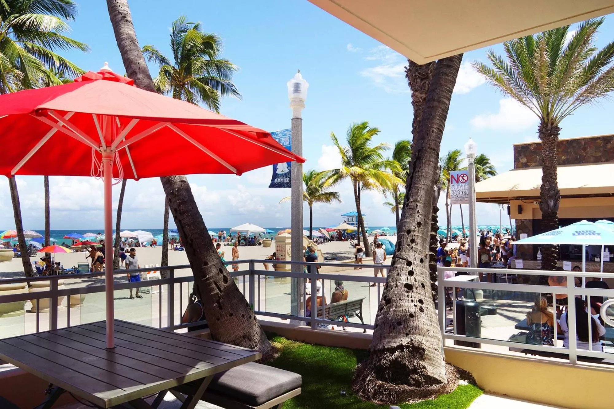 Patio in Diane Oceanfront Suites