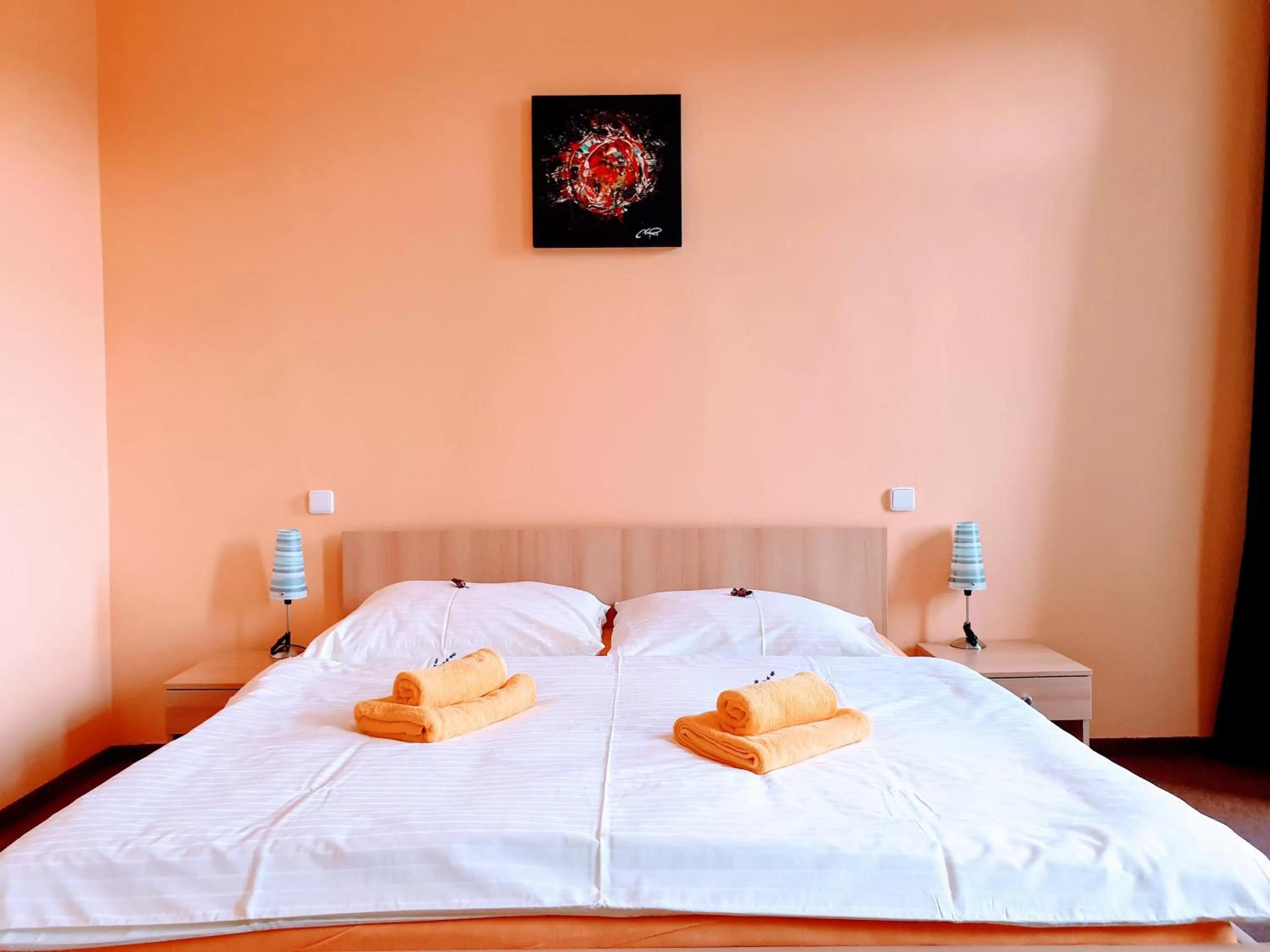 Bed in Penzion Lumis