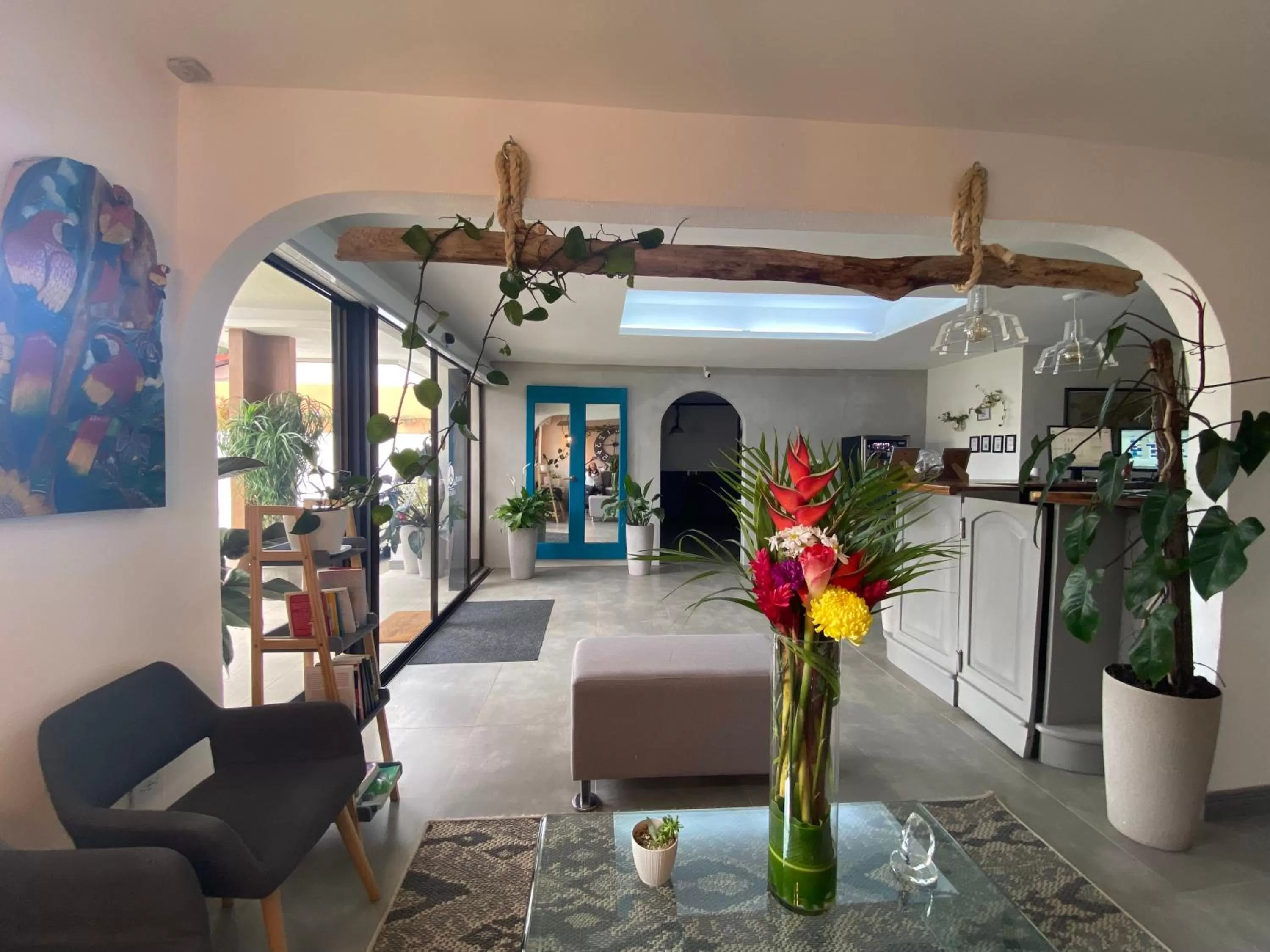 Lobby or reception in Berlor Airport Inn