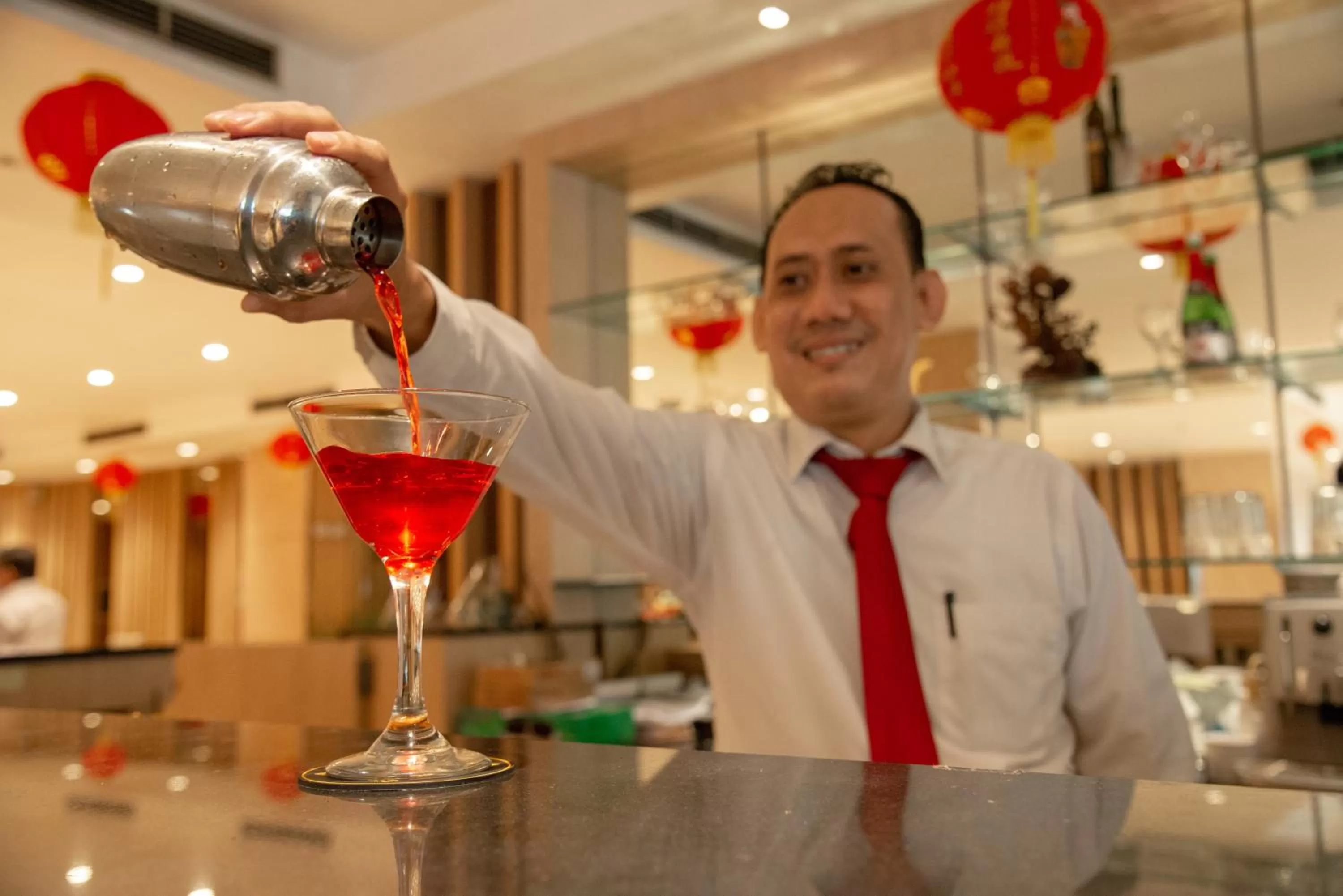 Lounge or bar in Orchardz Hotel Industri Jakarta Kemayoran