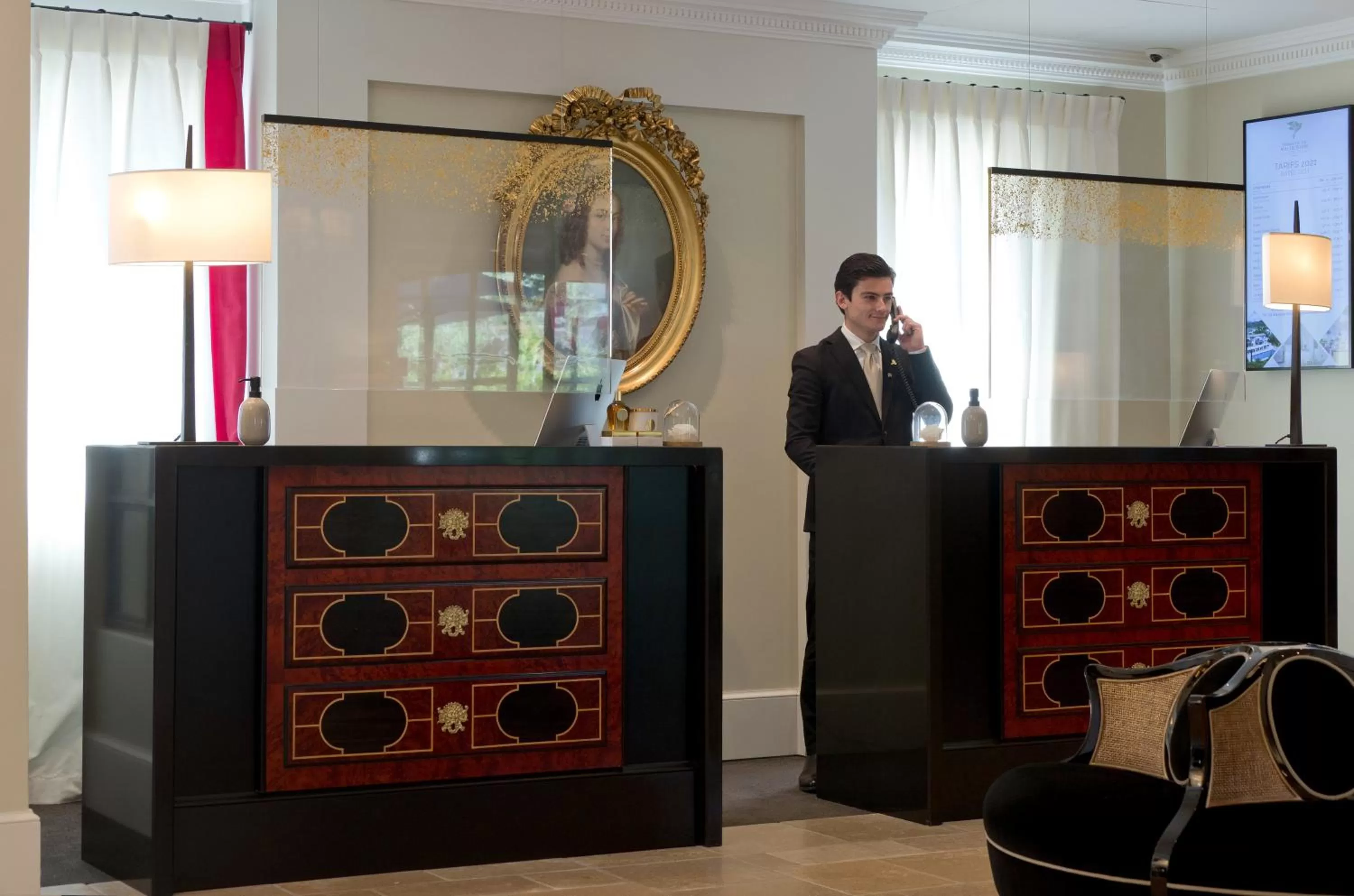 Lobby or reception in Domaine du Mas De Pierre