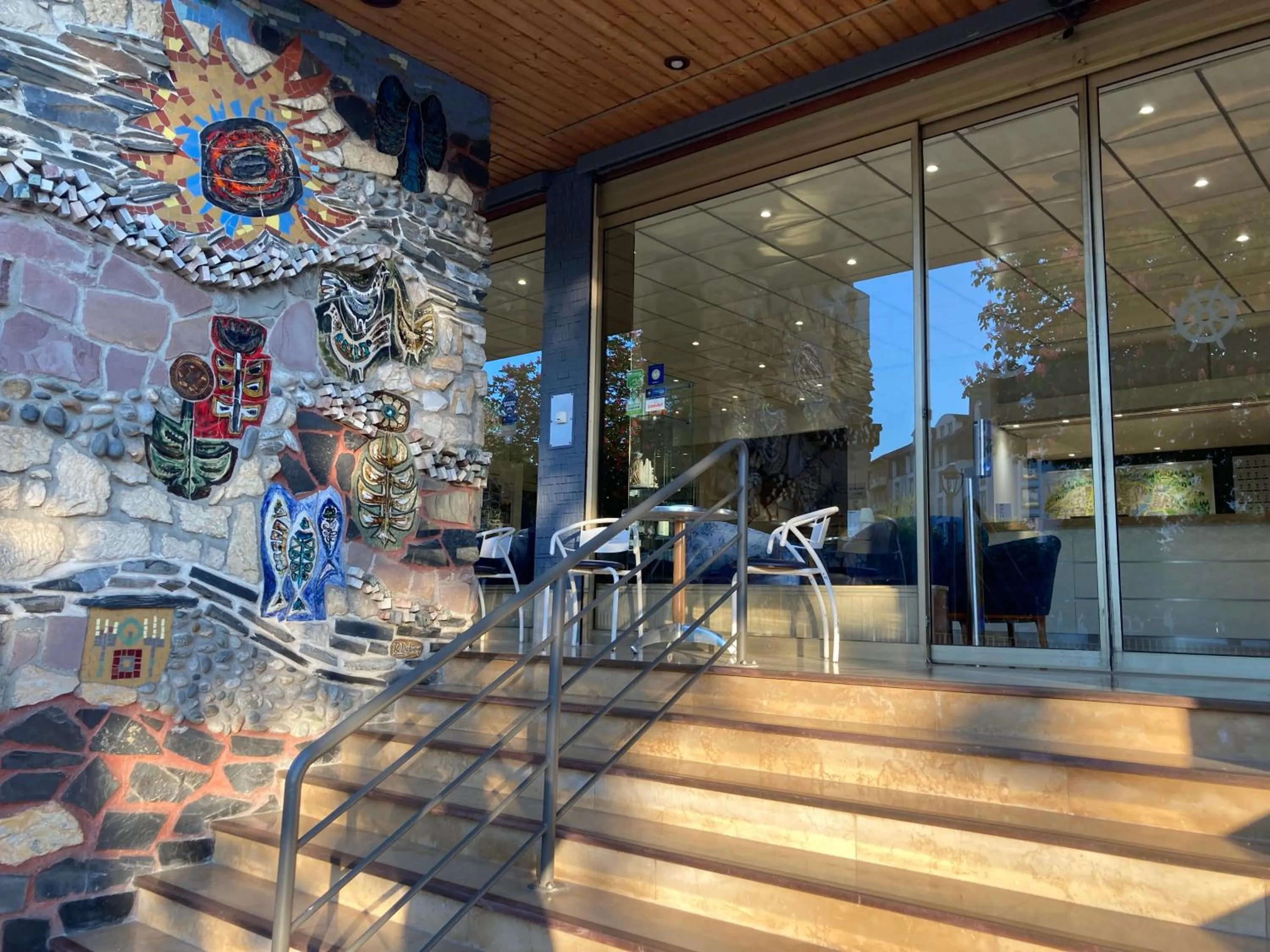 Property building in Hôtel Christina Lourdes