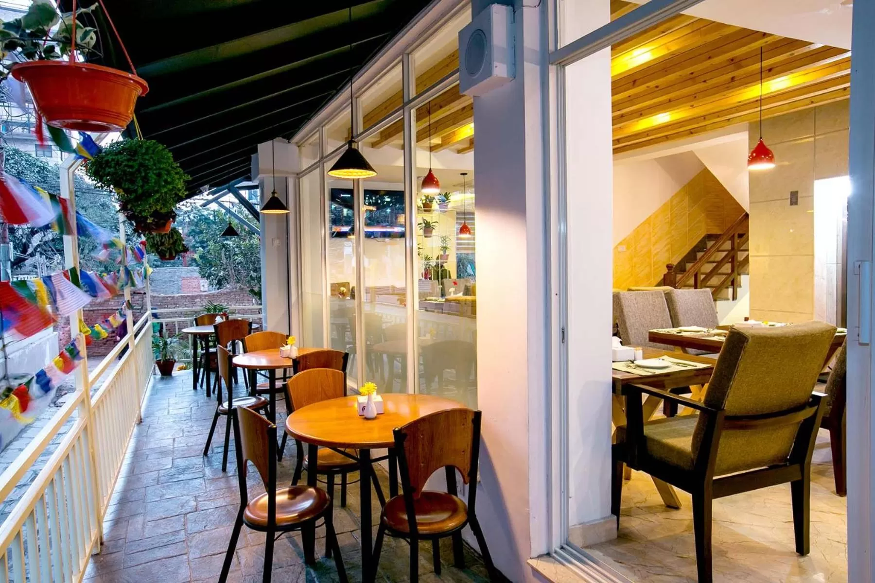 Balcony/Terrace in Beautiful Kathmandu Hotel