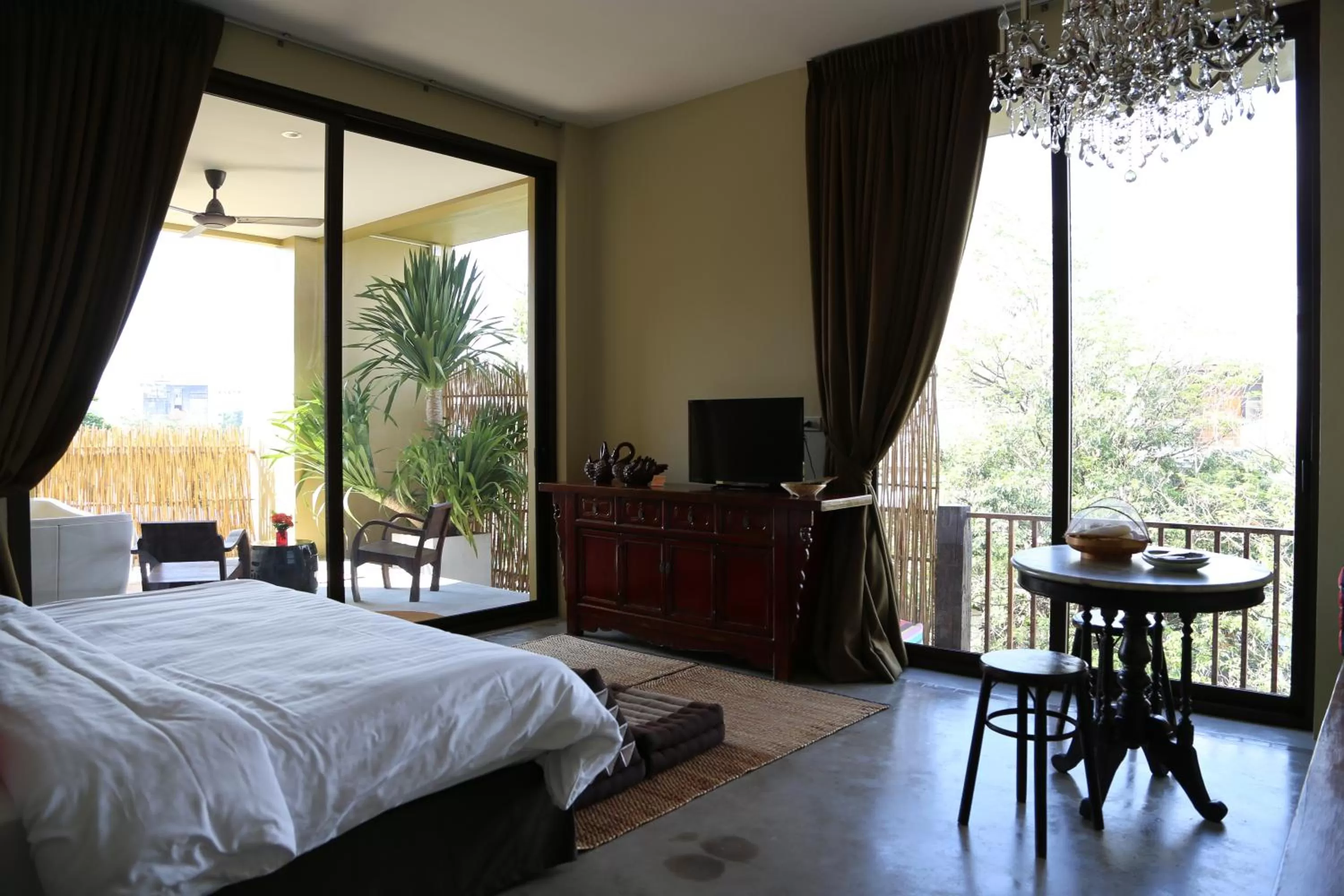 Photo of the whole room, Bed in Villa Bangkok