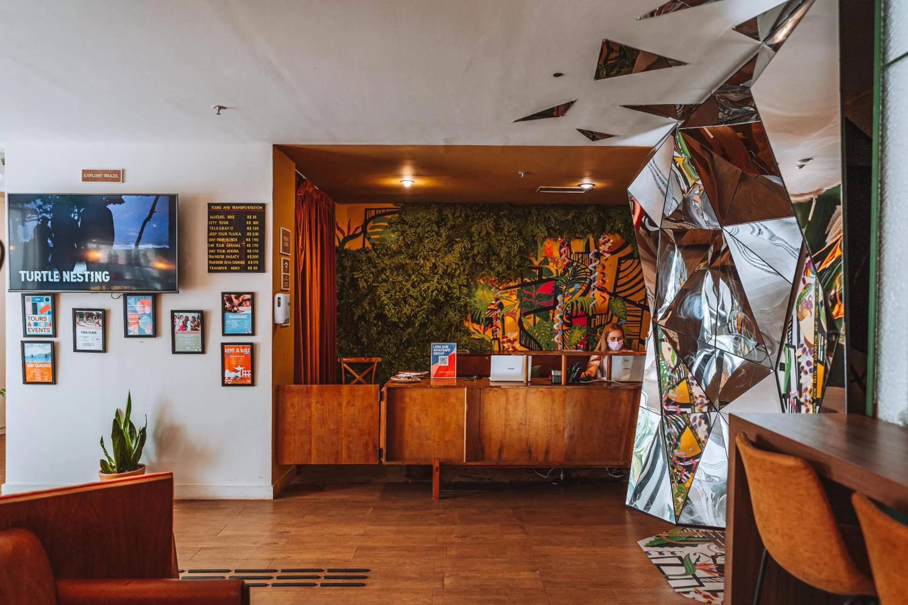 Lobby or reception in Selina Copacabana