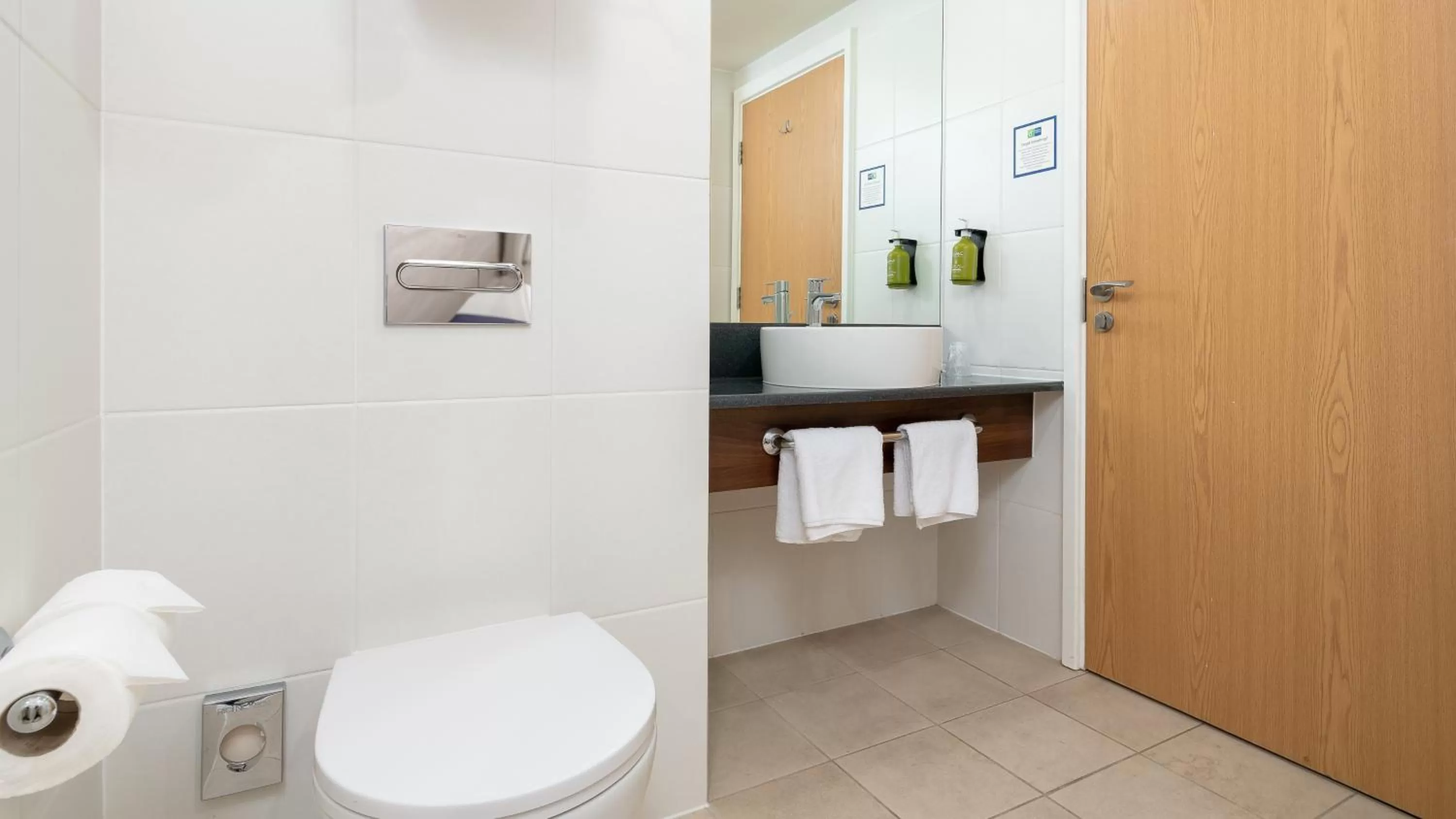 Bathroom in Holiday Inn Express Leigh - Sports Village by IHG