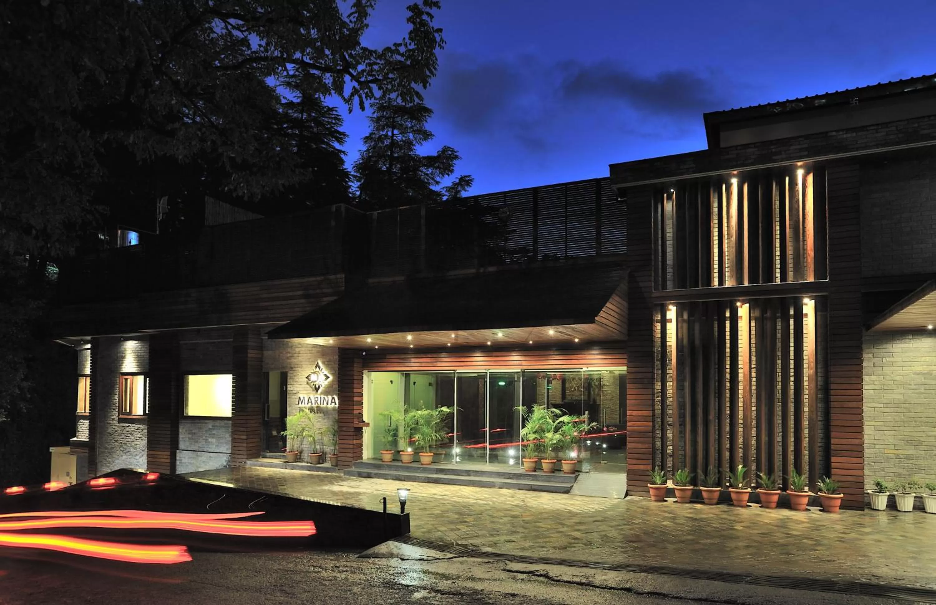 Facade/entrance in Marina- Shimla First Designer Boutique Hotel
