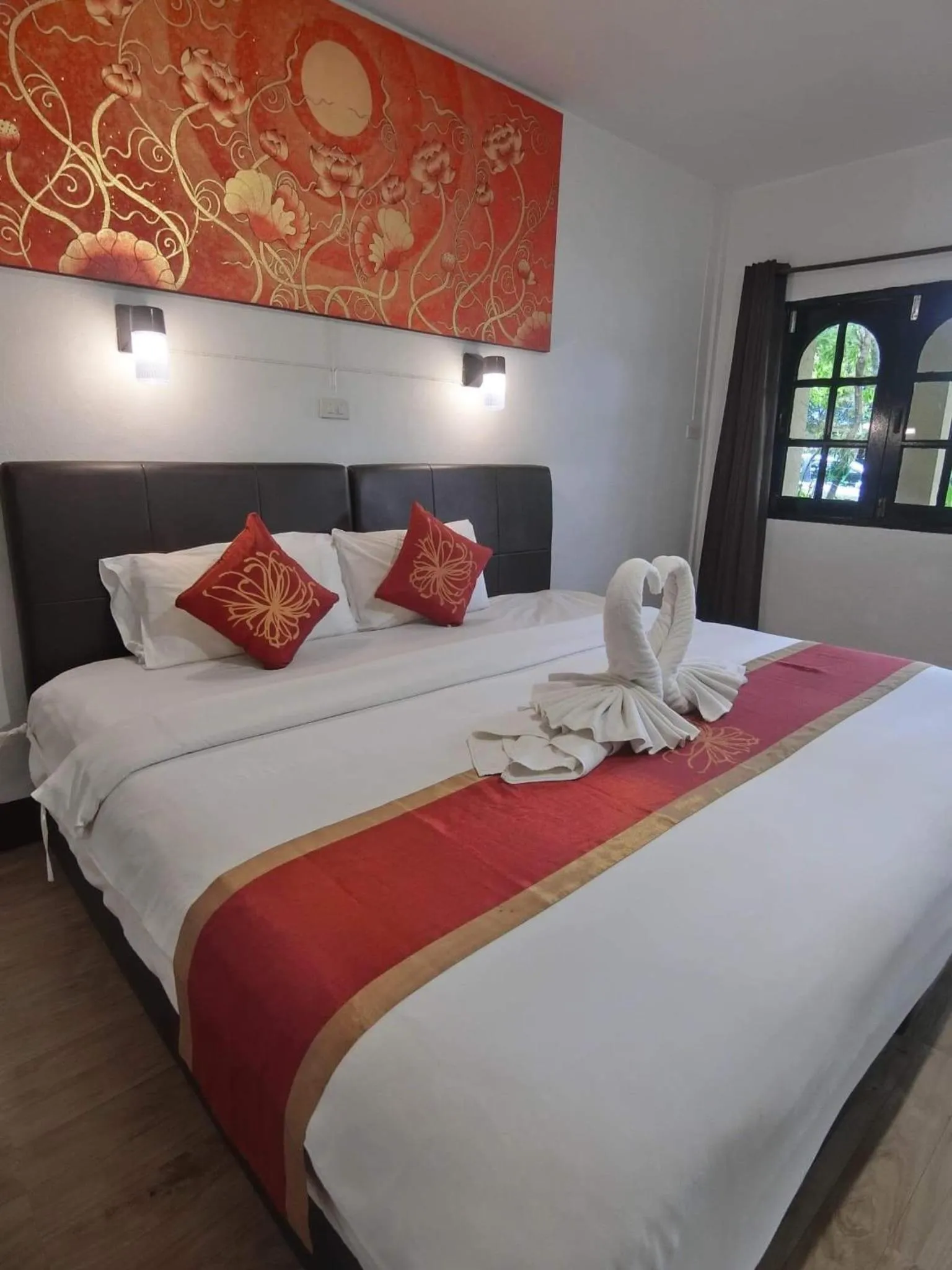 Bed in The Krabi Forest Homestay