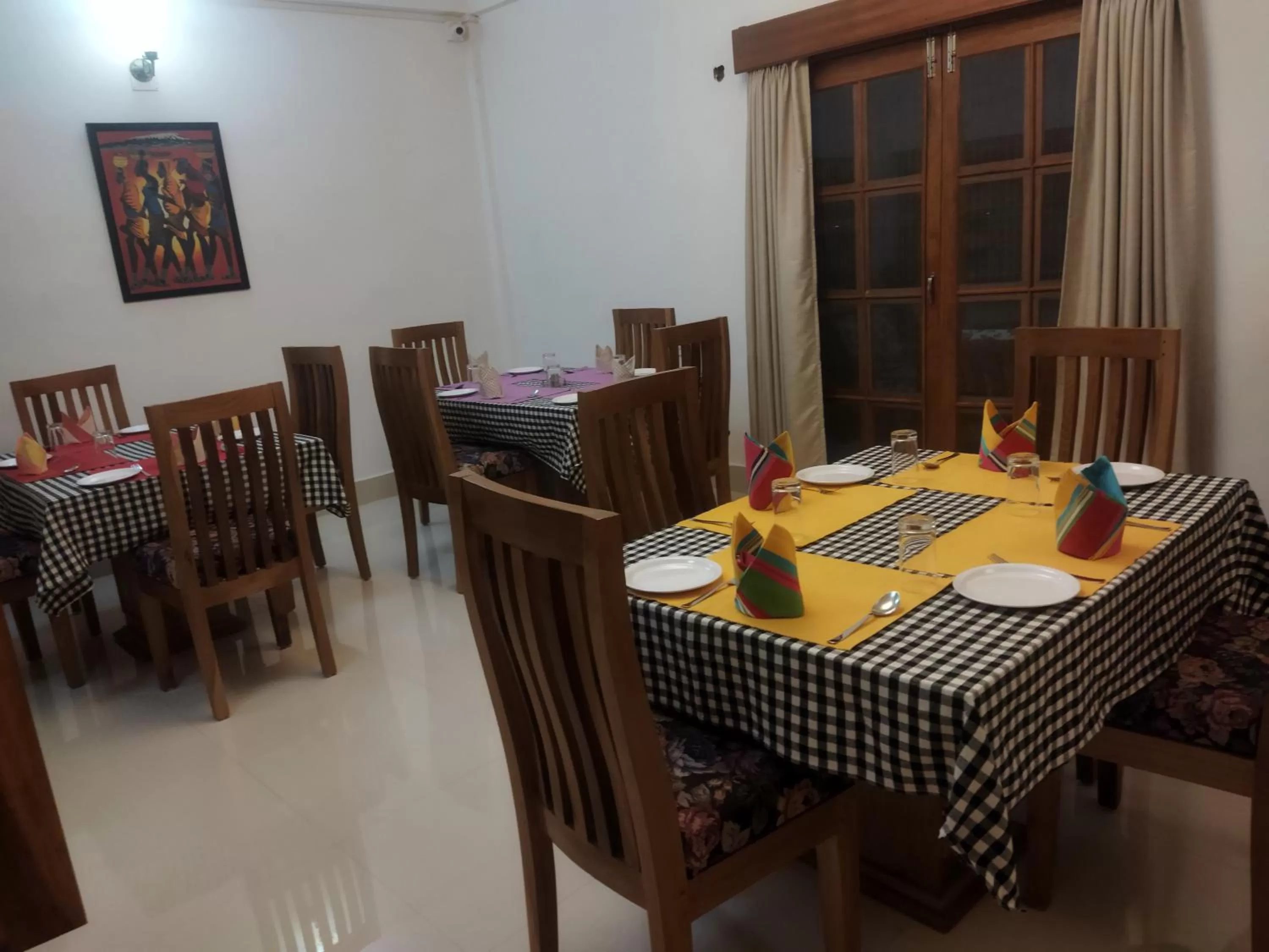 Dining area in The Camellia