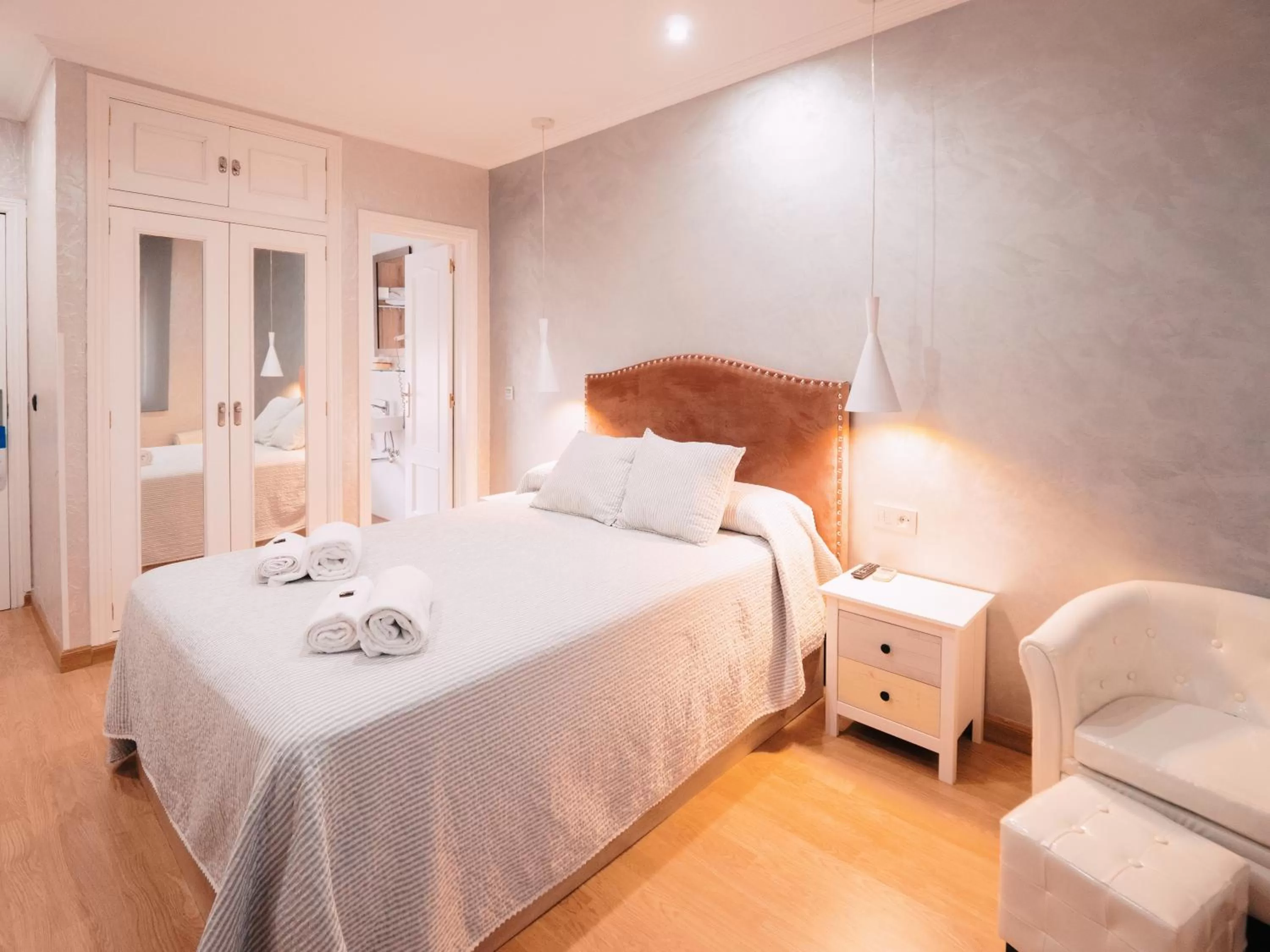 Bed in Hotel Los Toreros