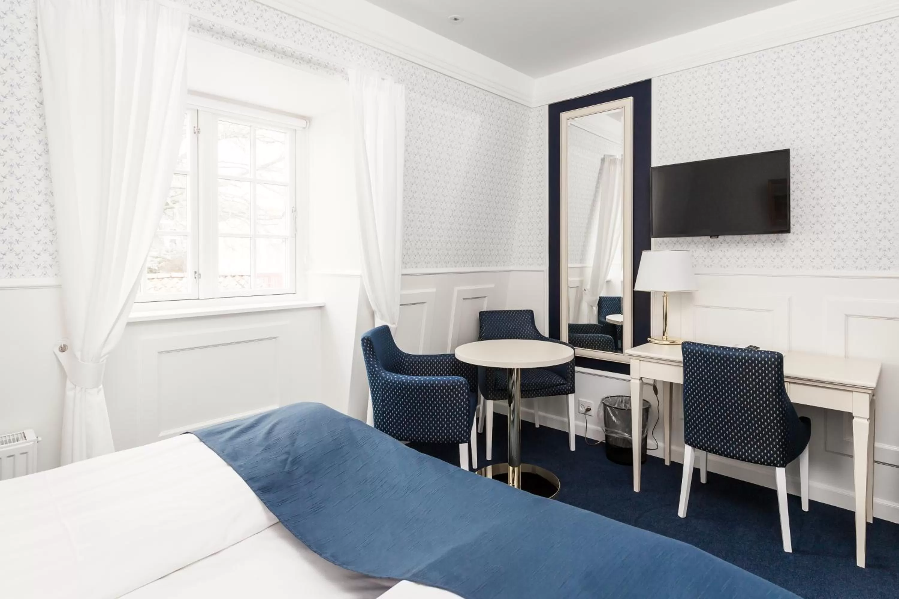 Bed in Hotel Kirstine