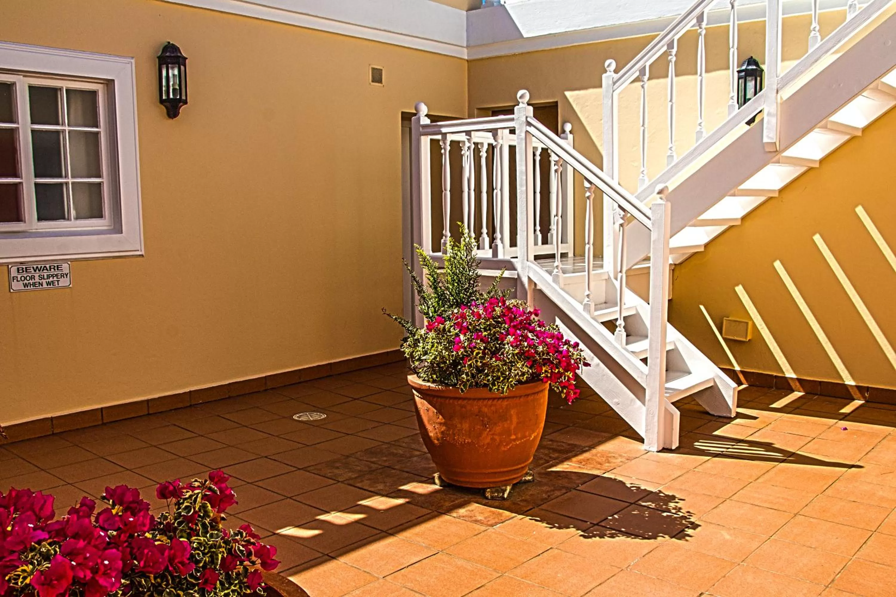 Patio in Milkwood Manor on Sea