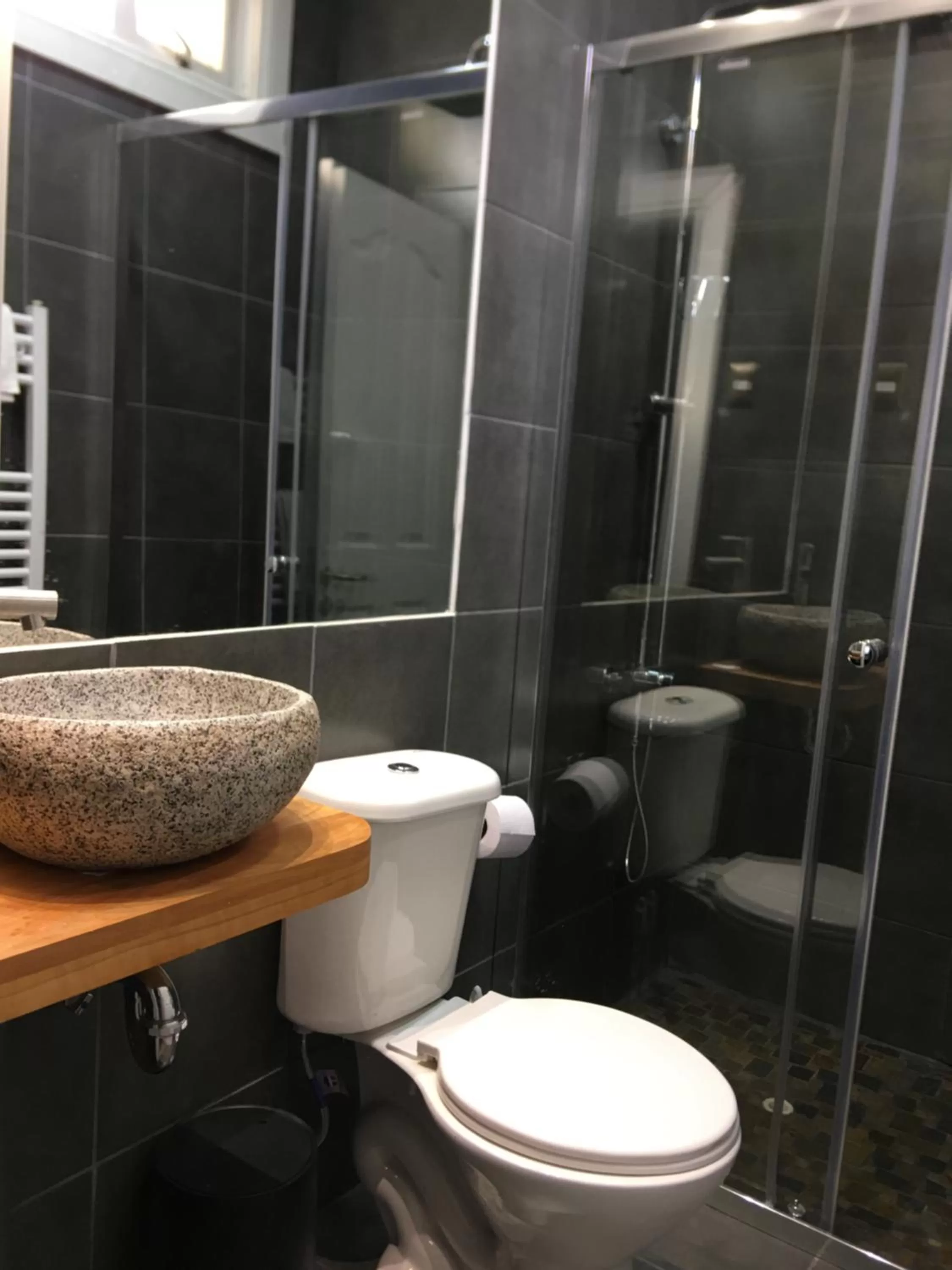 Shower, Bathroom in Hostal Boutique Puerta Roja