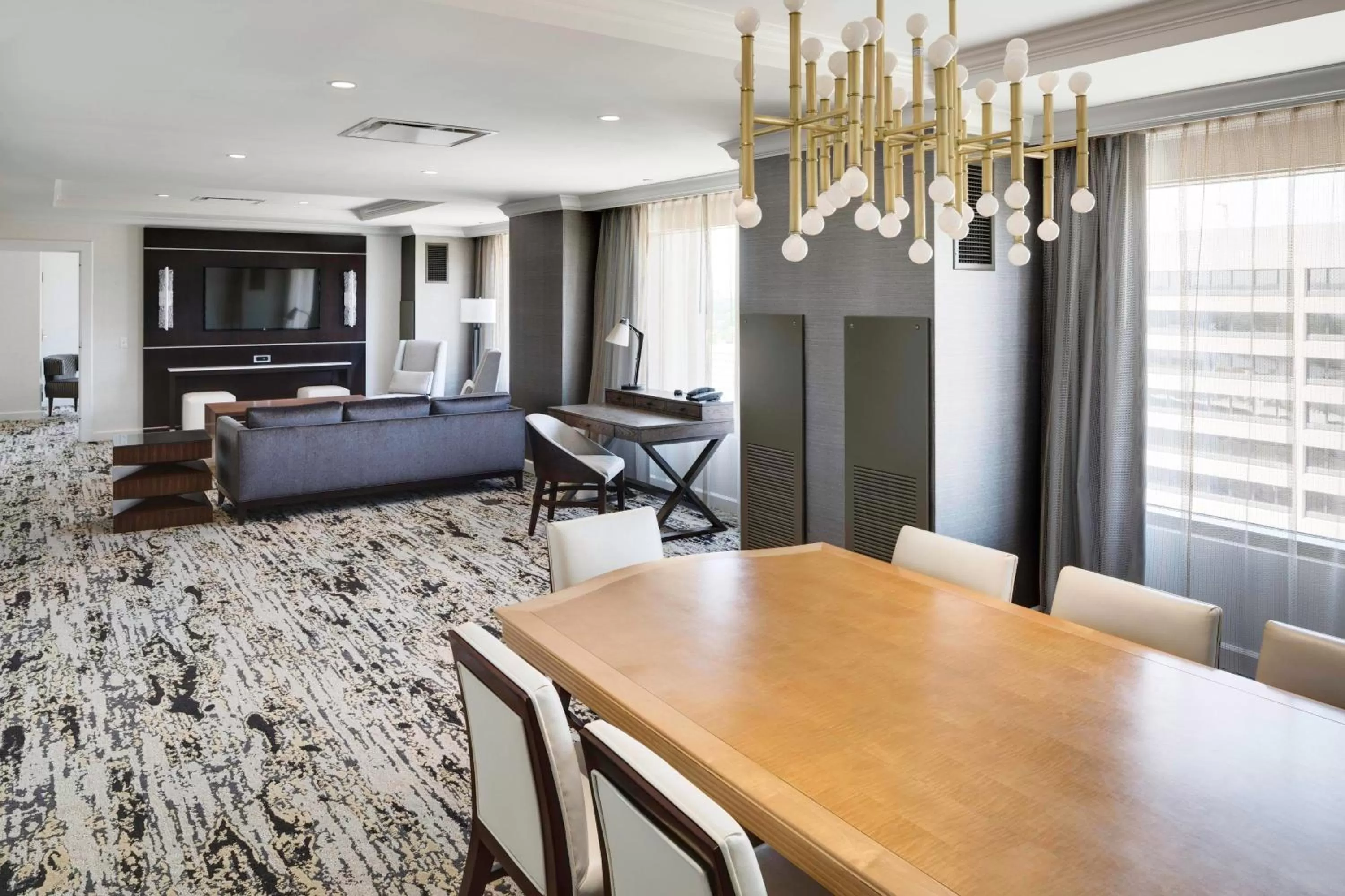 Living room in Hartford Marriott Downtown