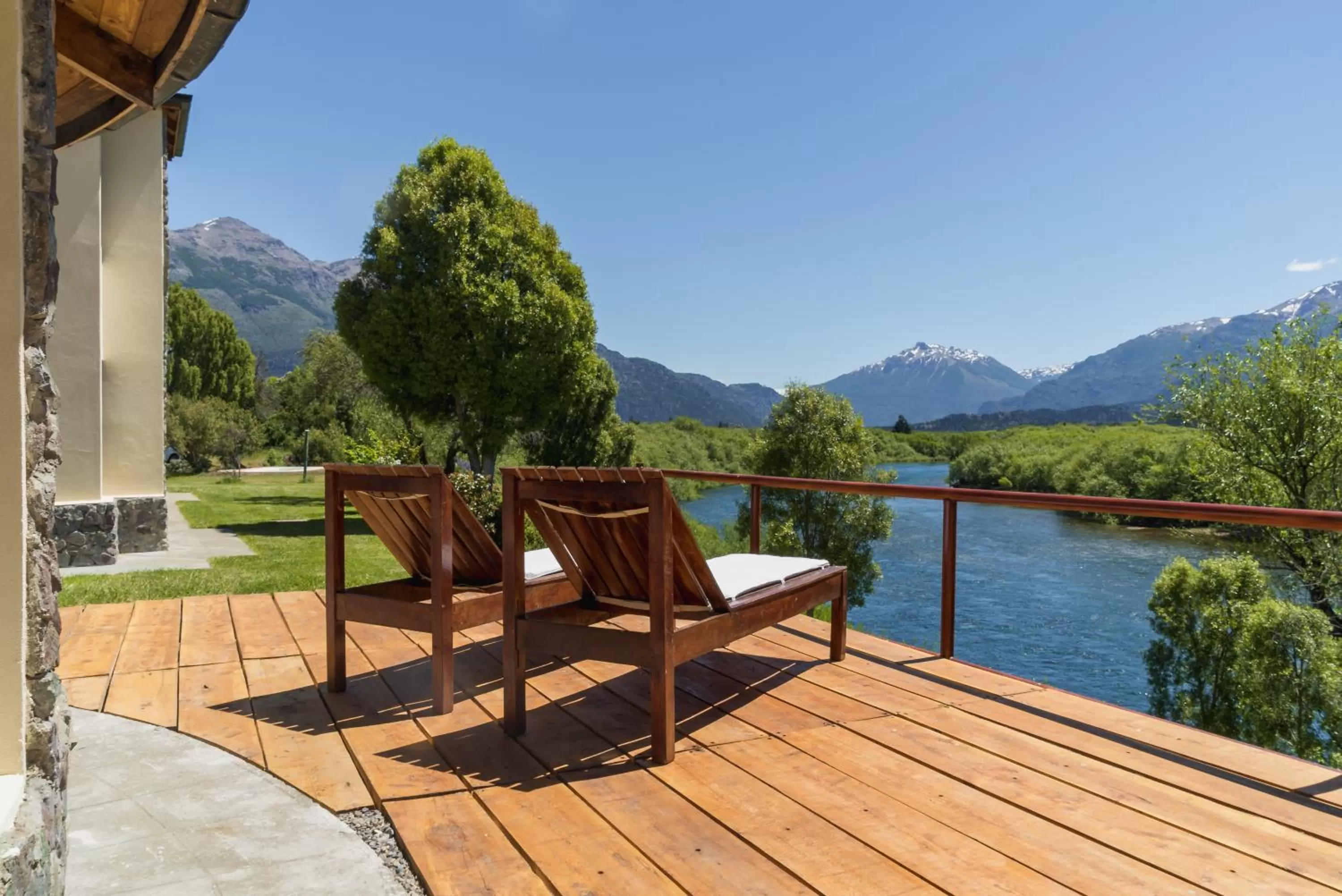 Balcony/Terrace in Challhuaquen Lodge