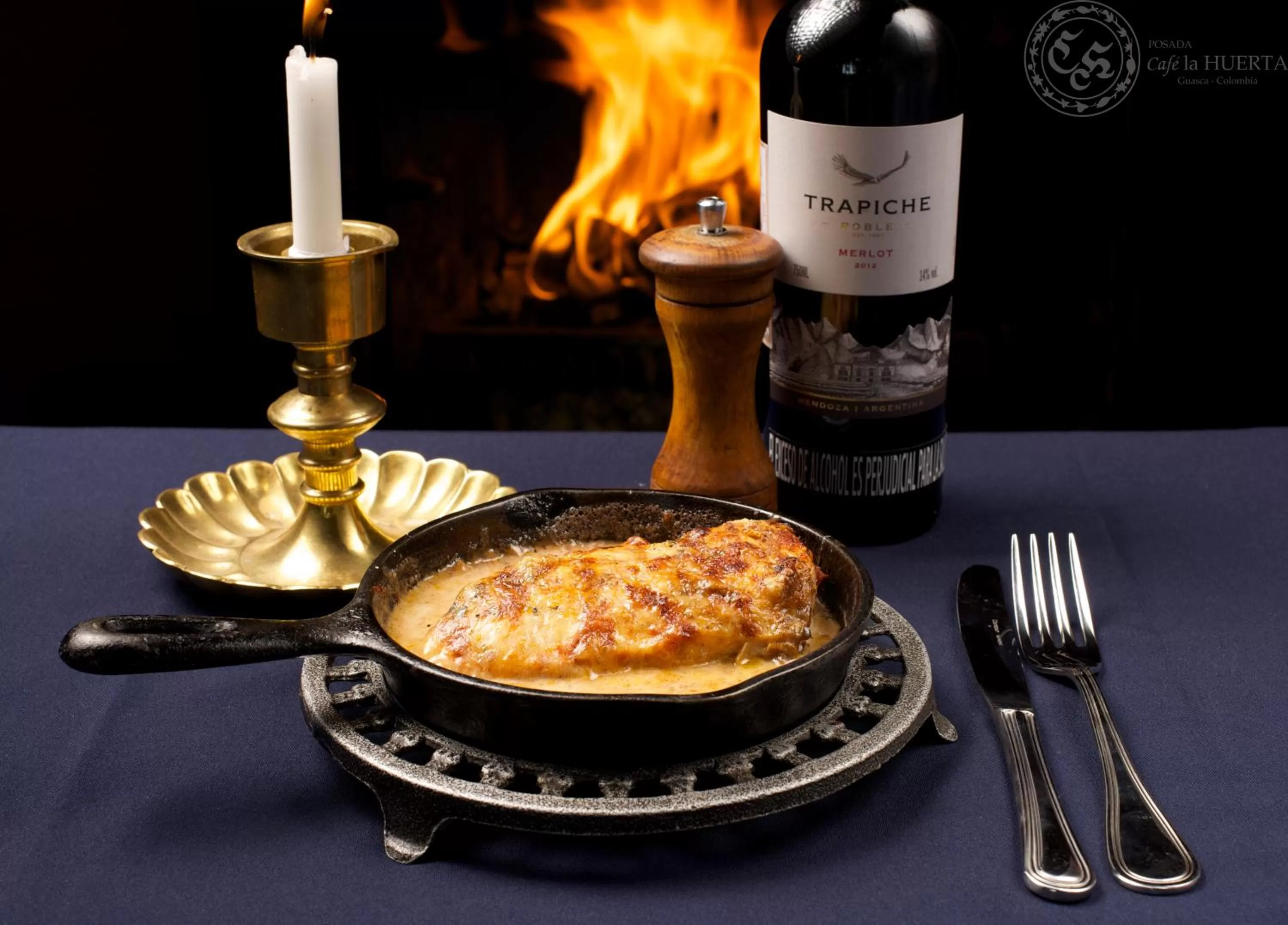 Food close-up in Posada Cafe La Huerta