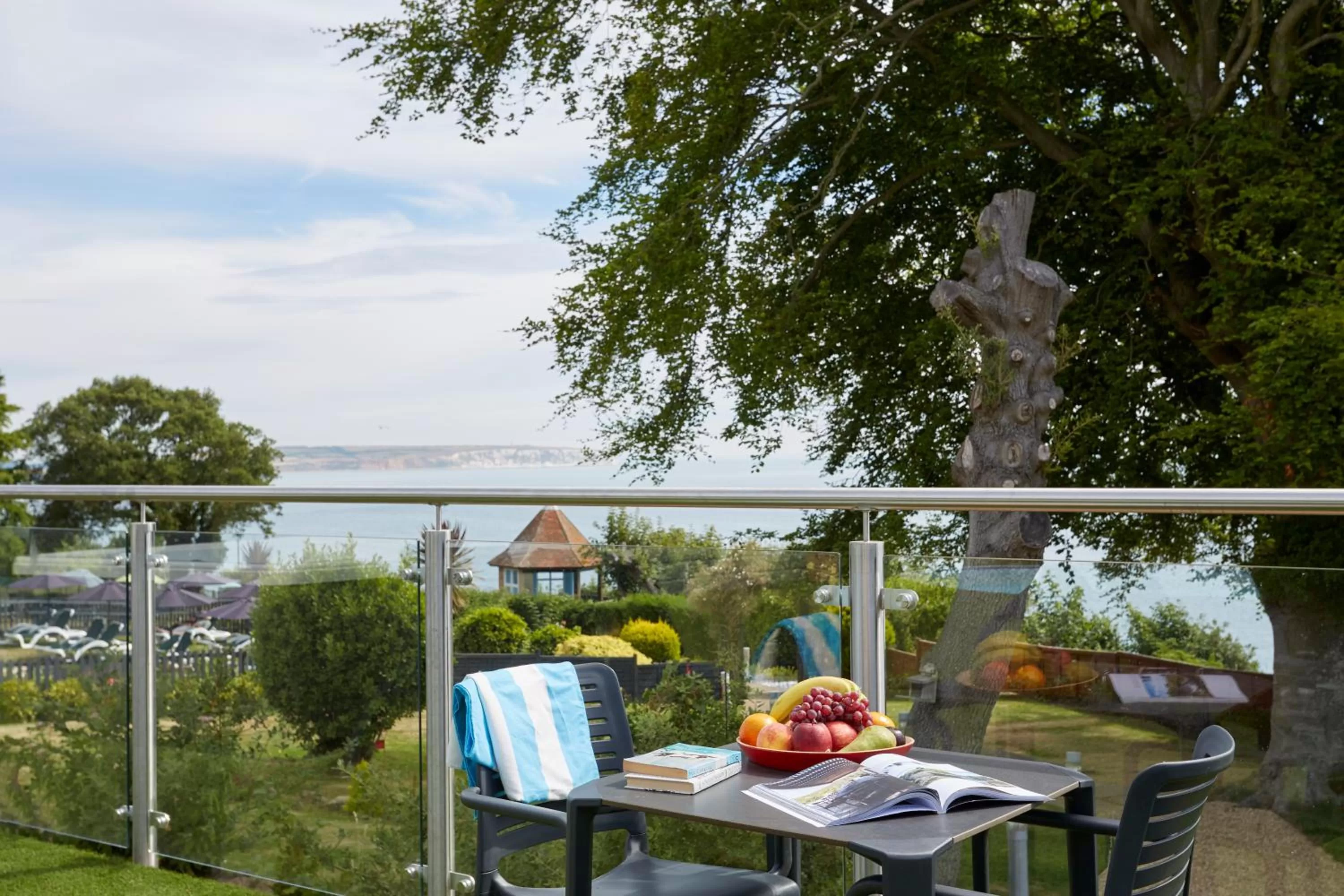 Garden in Luccombe Hall Hotel