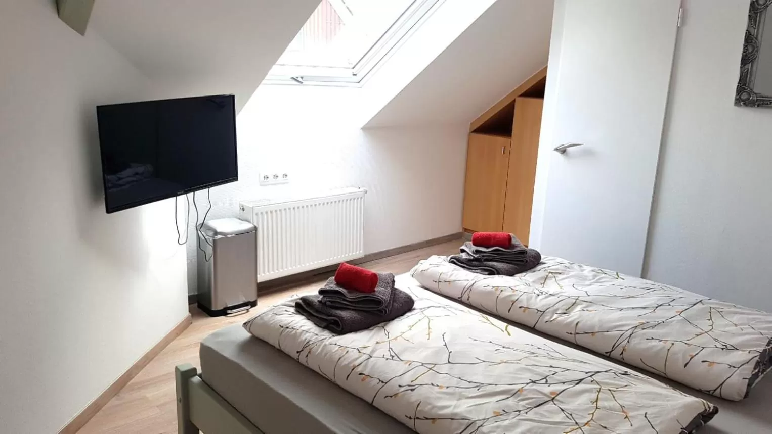 Photo of the whole room, Bed in Pension Deichgraf