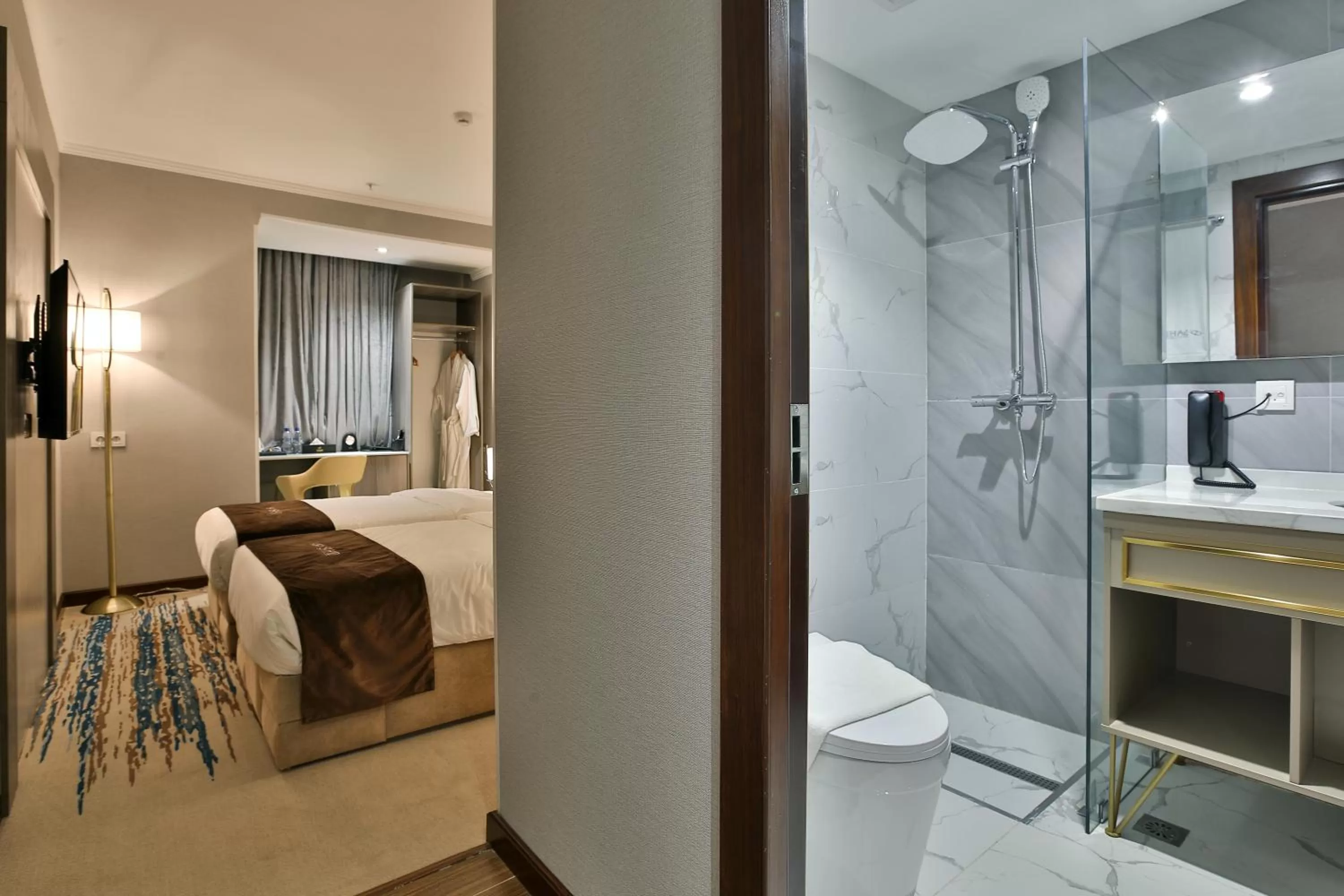 Shower, Bathroom in Sahid Zarafshon