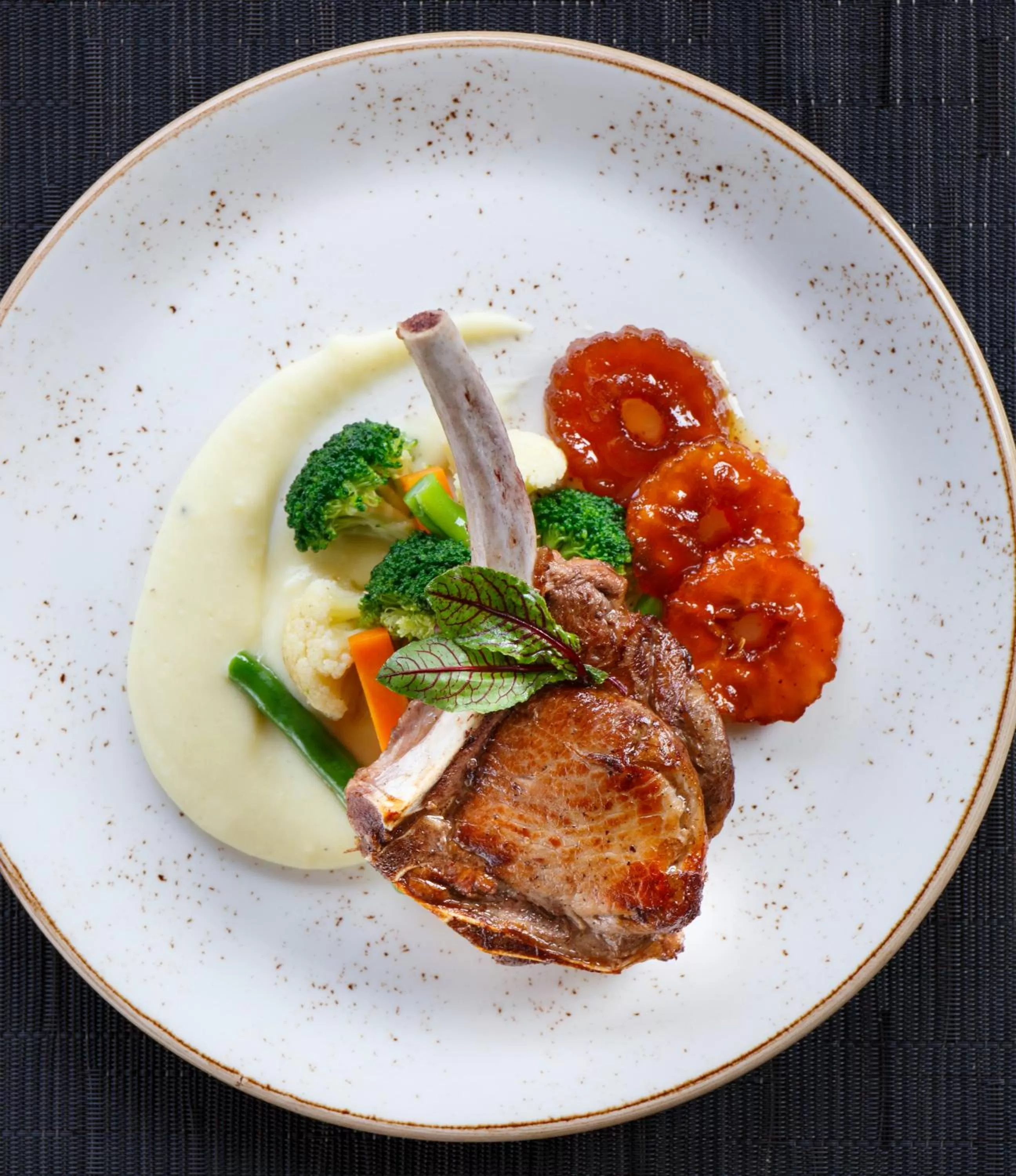 Food close-up in Royal Singi Hotel