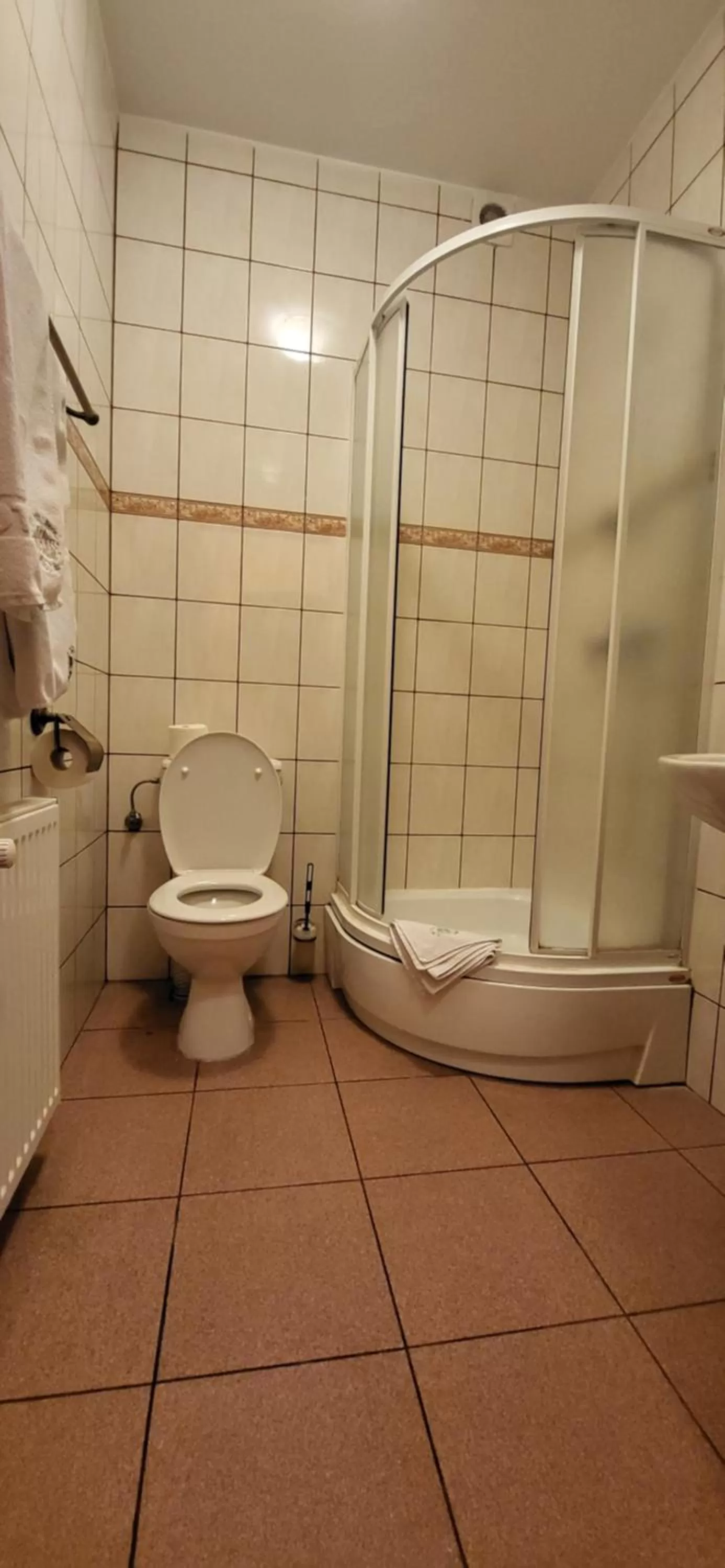 Shower in Dom Schumannów