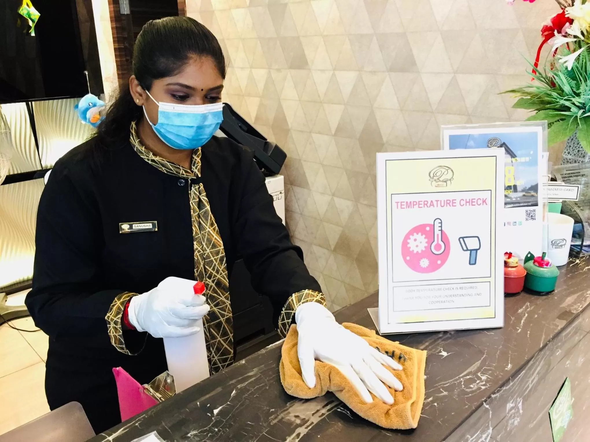 Staff in SEM9 Senai "Formerly Known As Perth Hotel"