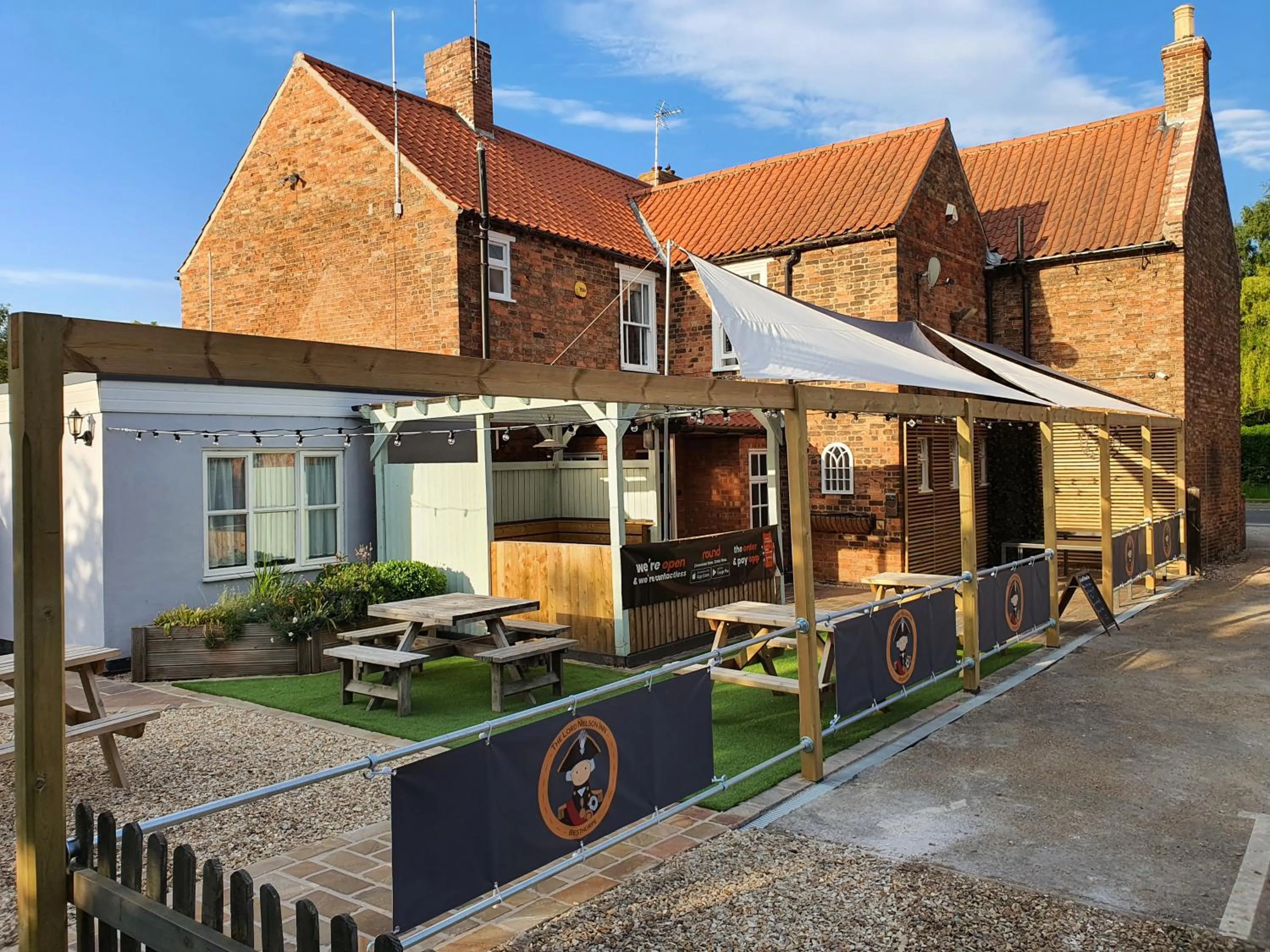 Garden in The Lord Nelson Inn