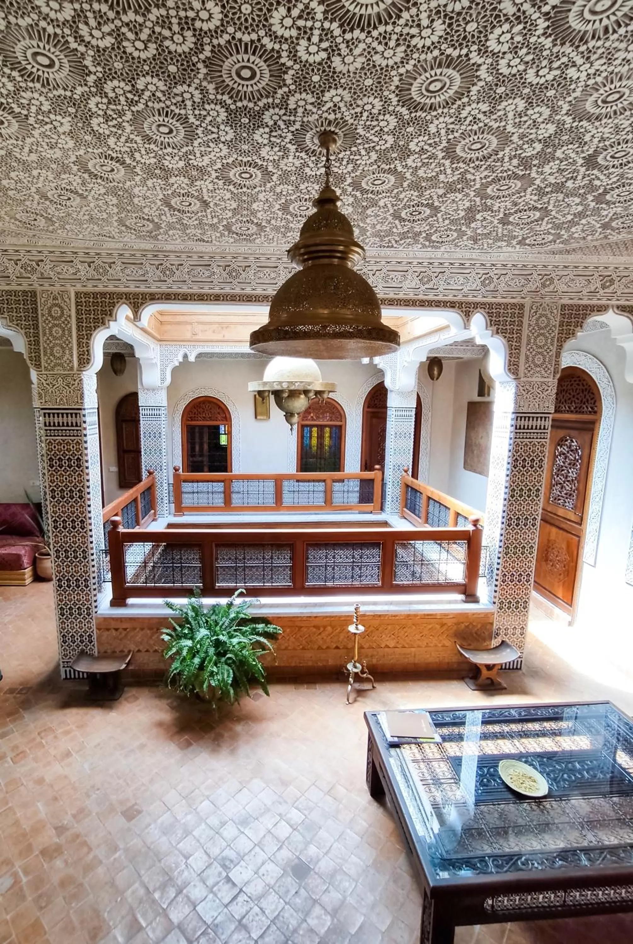 Seating area in Riad le petit ksar