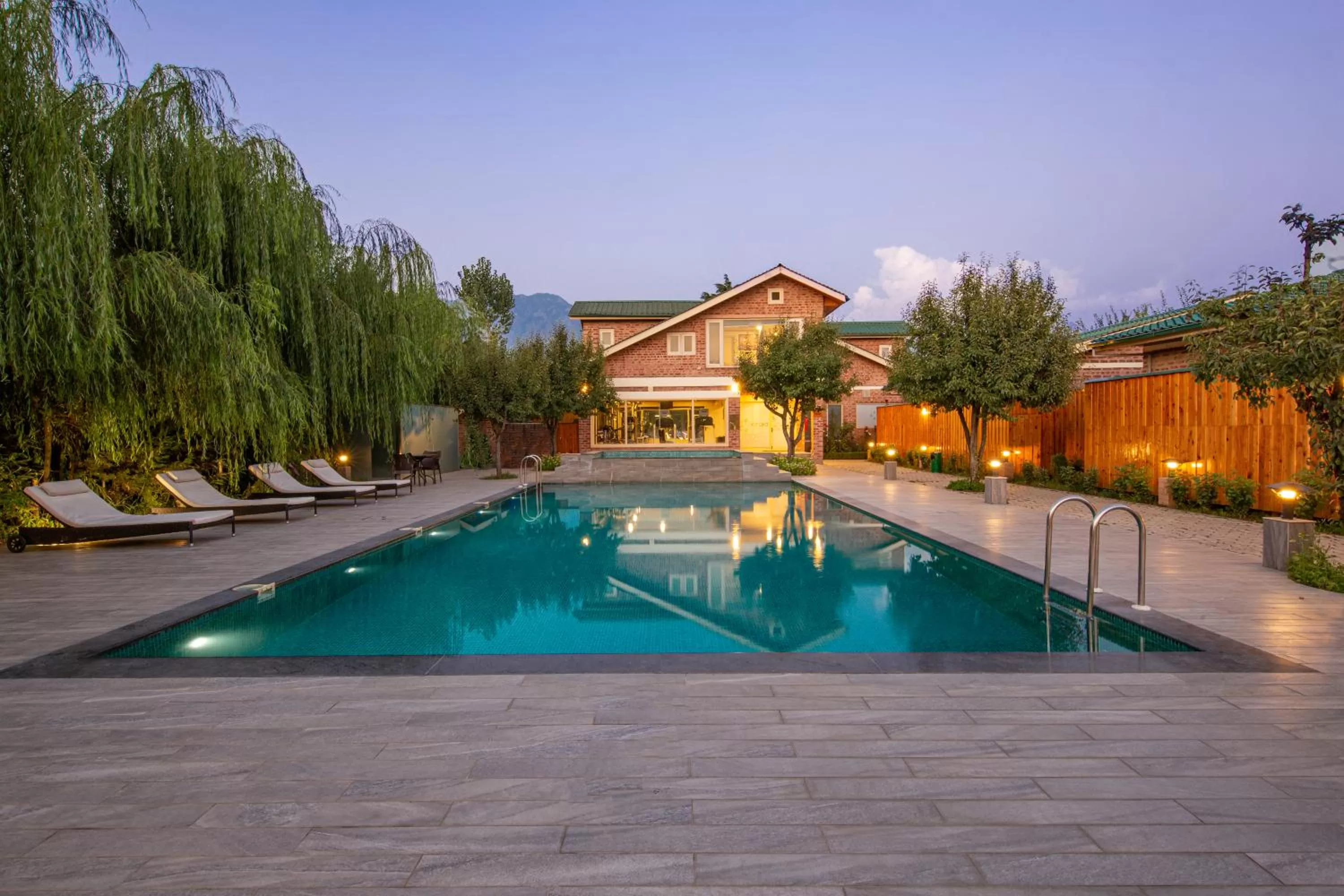 Pool view in The Orchard Retreat & Spa