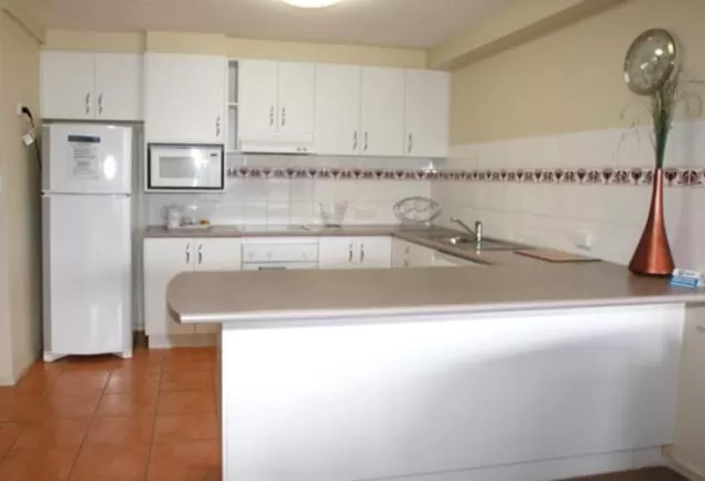 Kitchen or kitchenette in Waterview Luxury Apartments