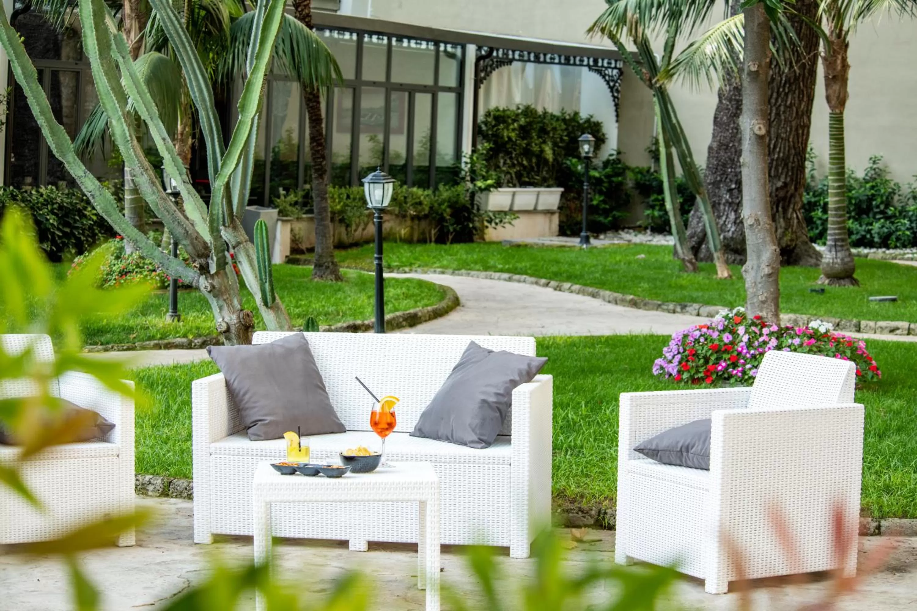 Patio in Villa Elisio Hotel & Spa