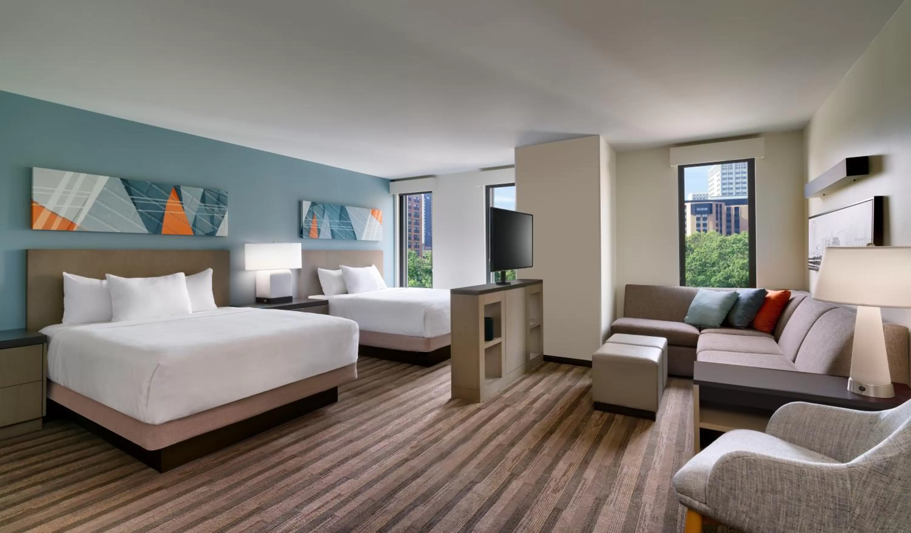 Bedroom, Bed in Hyatt House Rochester Mayo Clinic Area