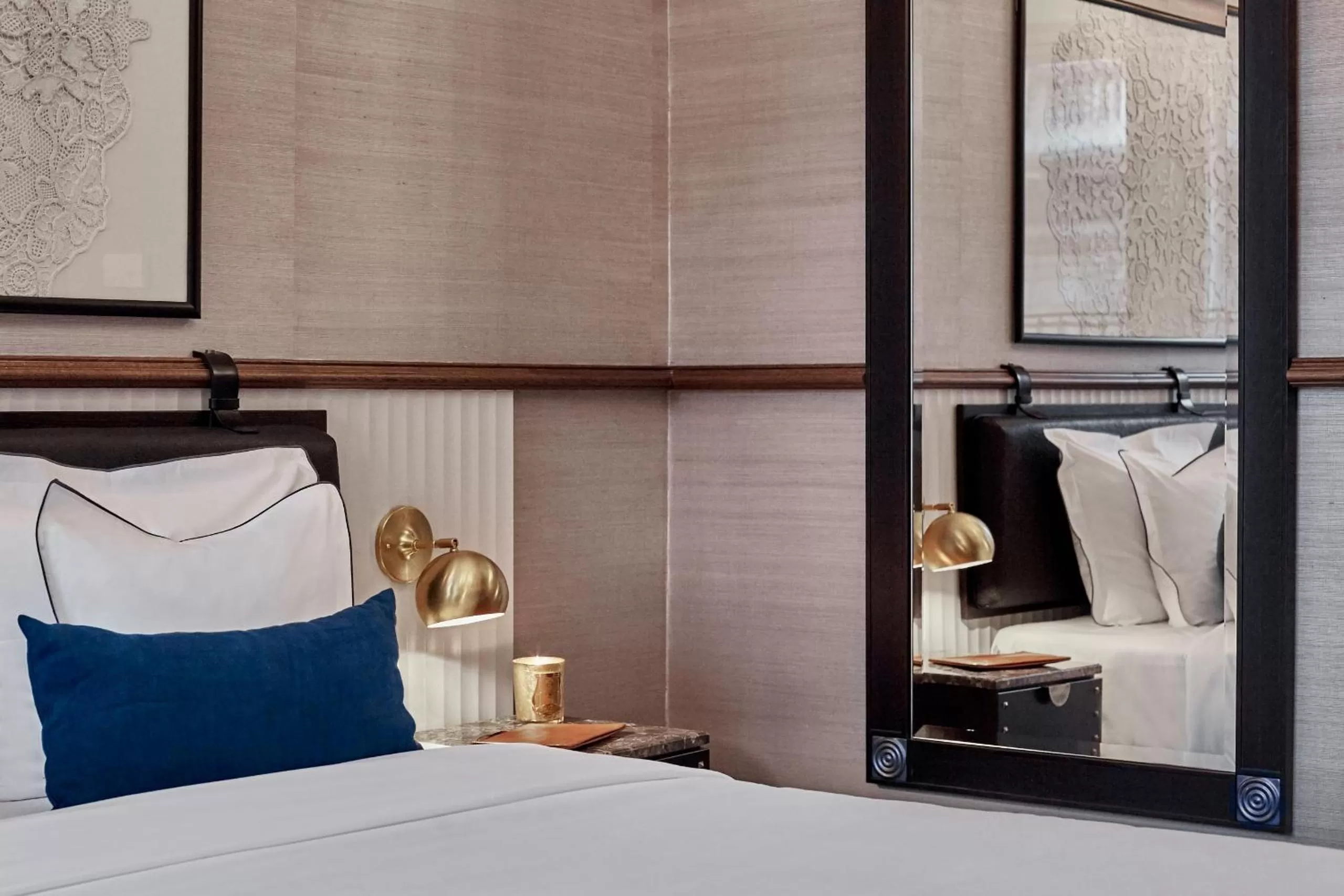 Decorative detail, Bed in Callas House