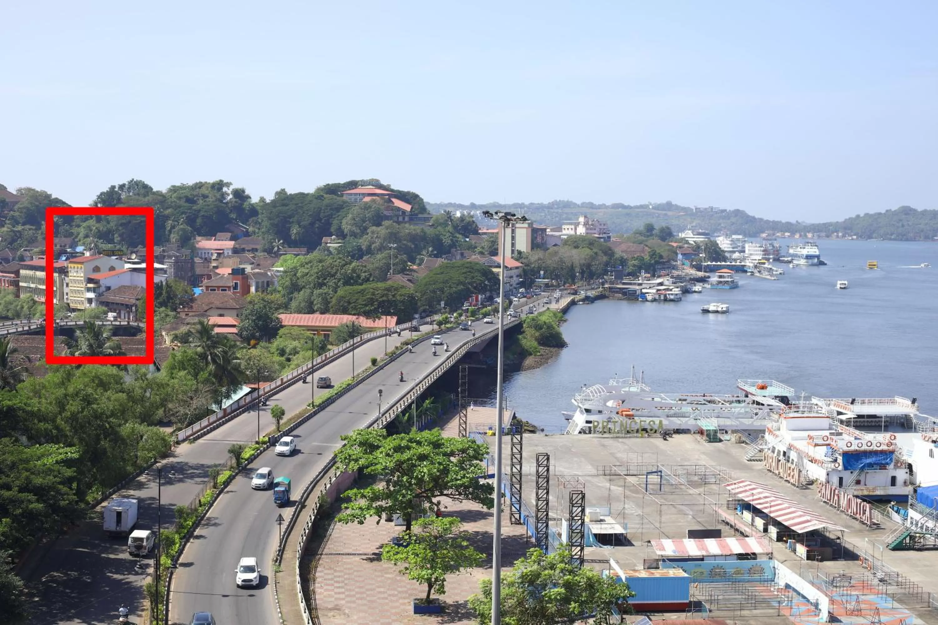 Bird's eye view in Hotel Sona