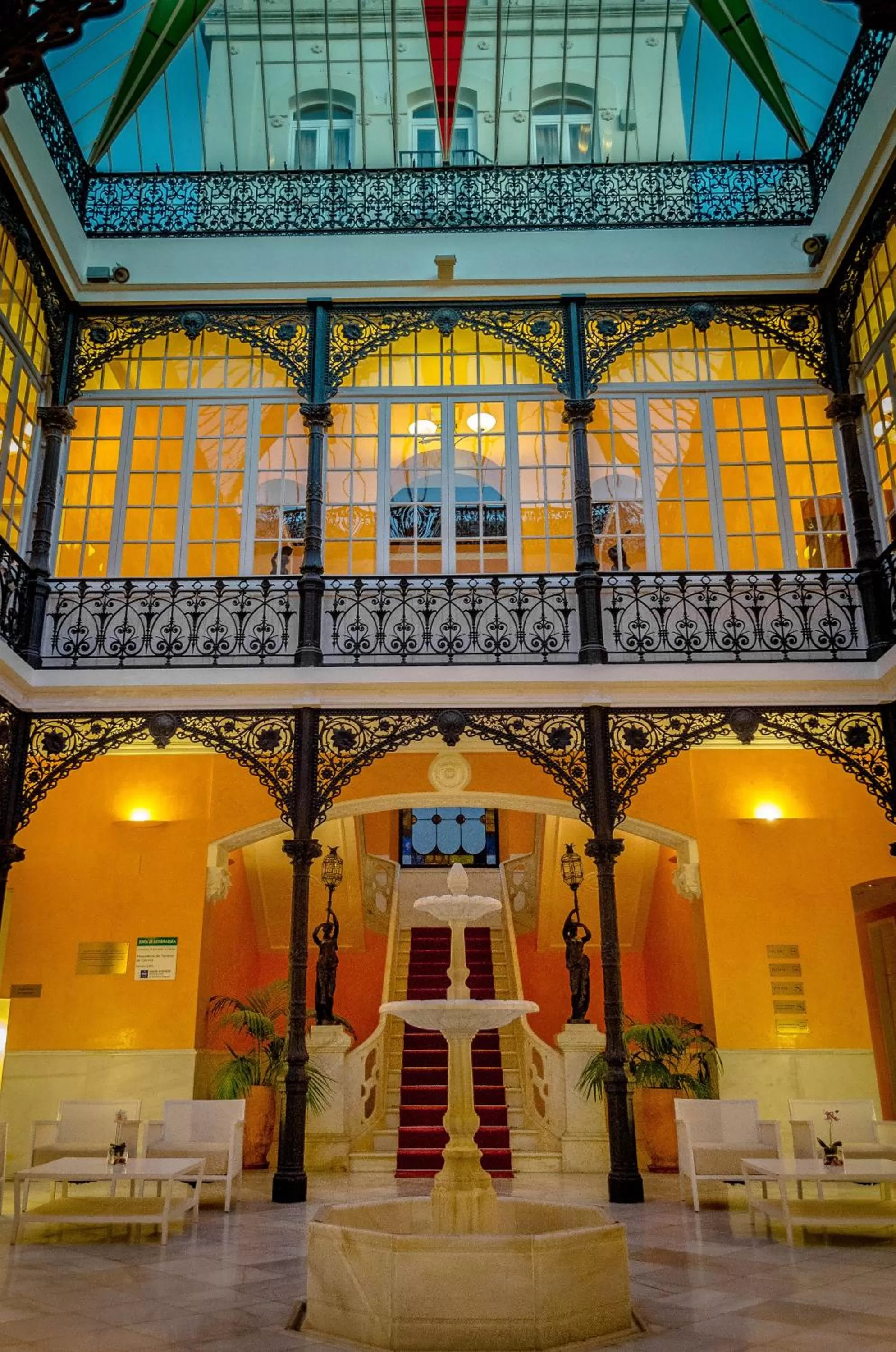 Patio in Hotel Mirador de Llerena