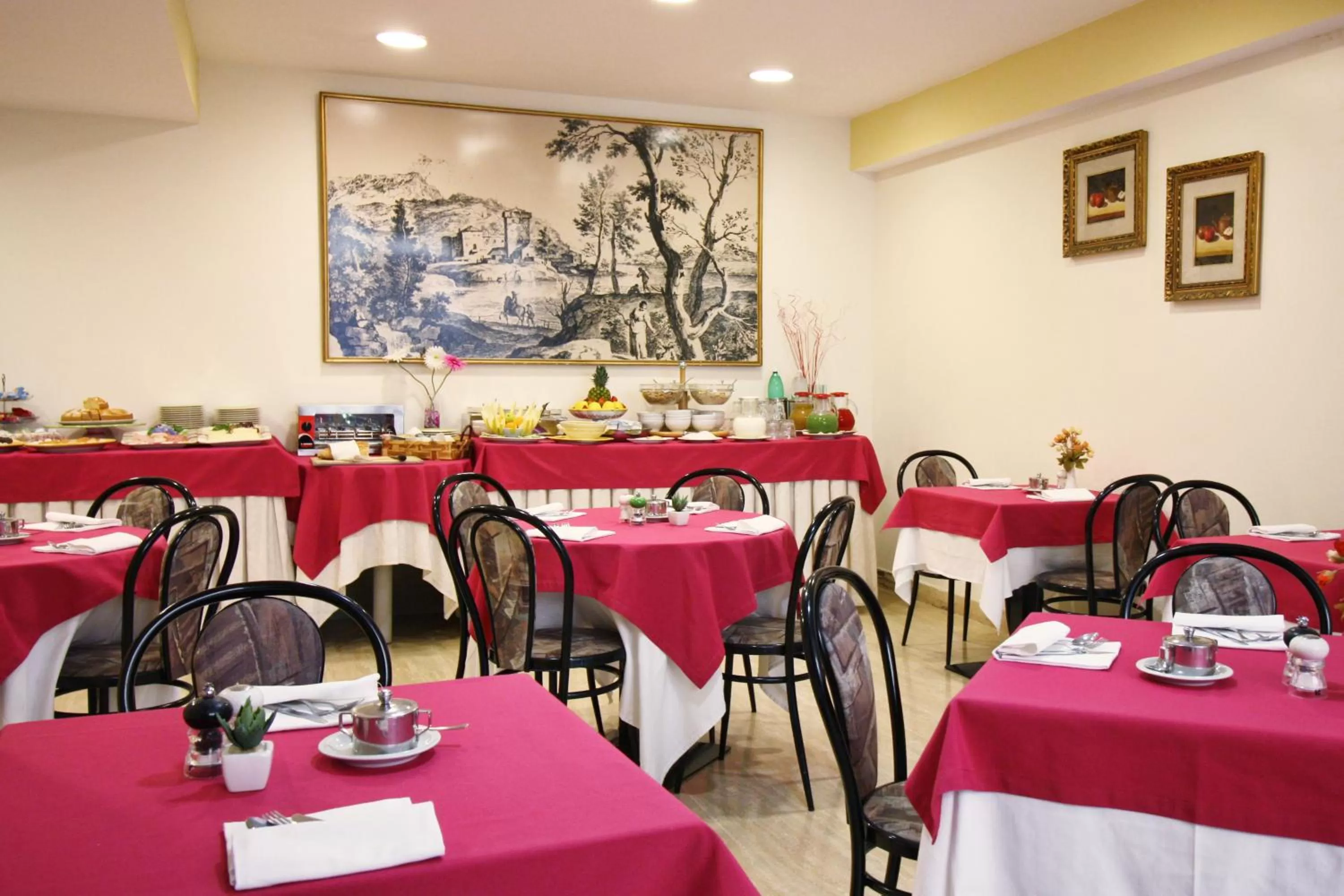 Continental breakfast in Hotel Savoia Sorrento