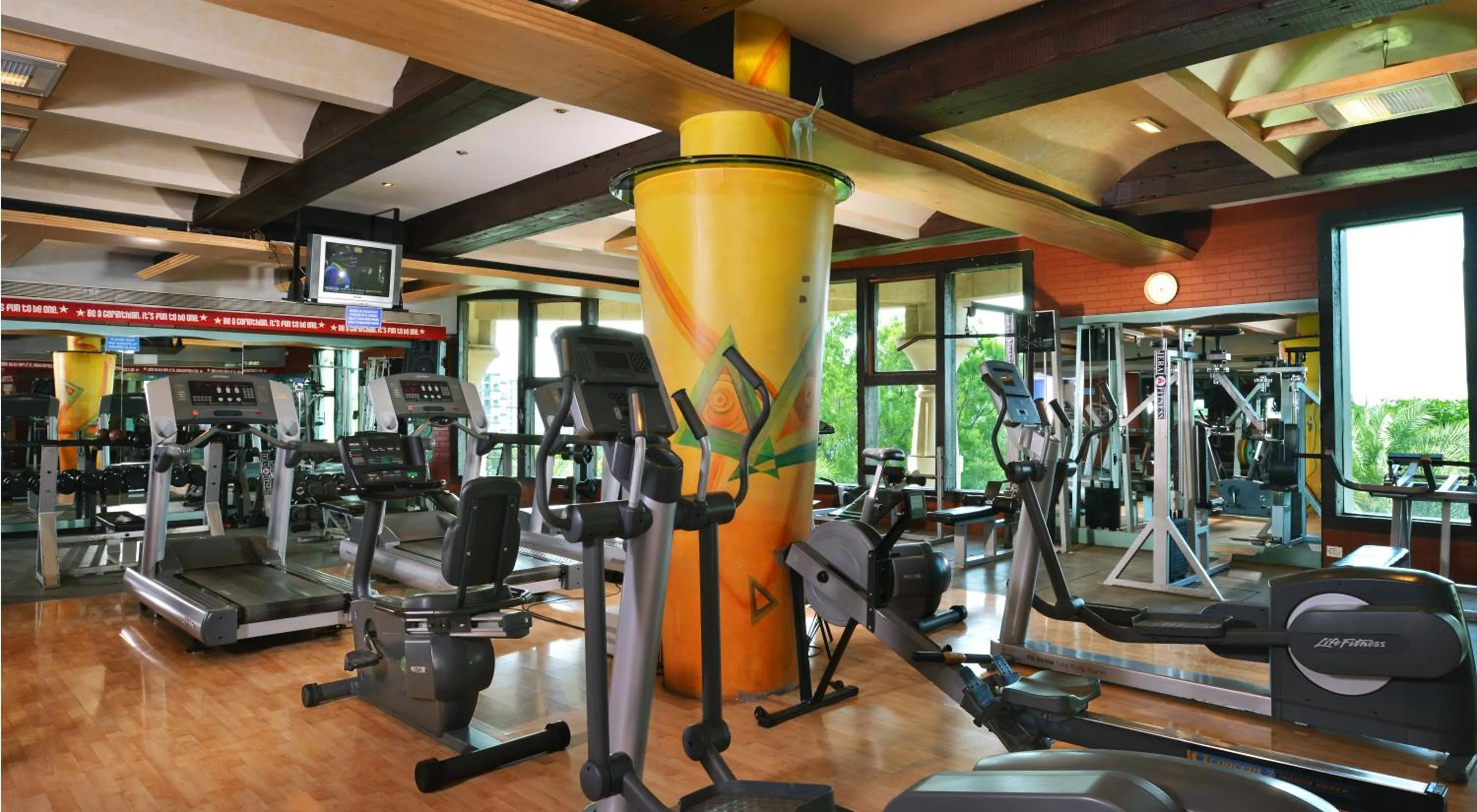 Fitness centre/facilities in The Corinthians Resort