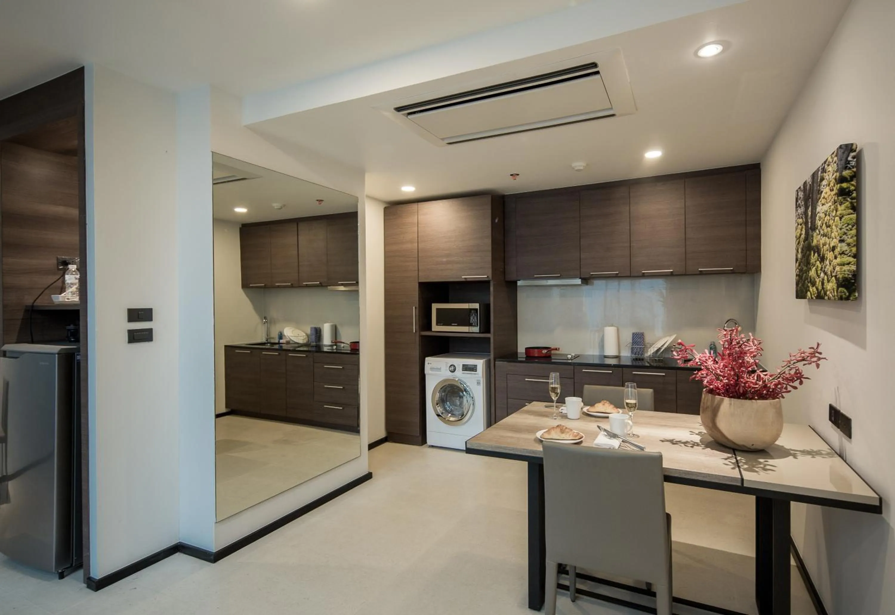 Kitchen or kitchenette in LiT BANGKOK Residence